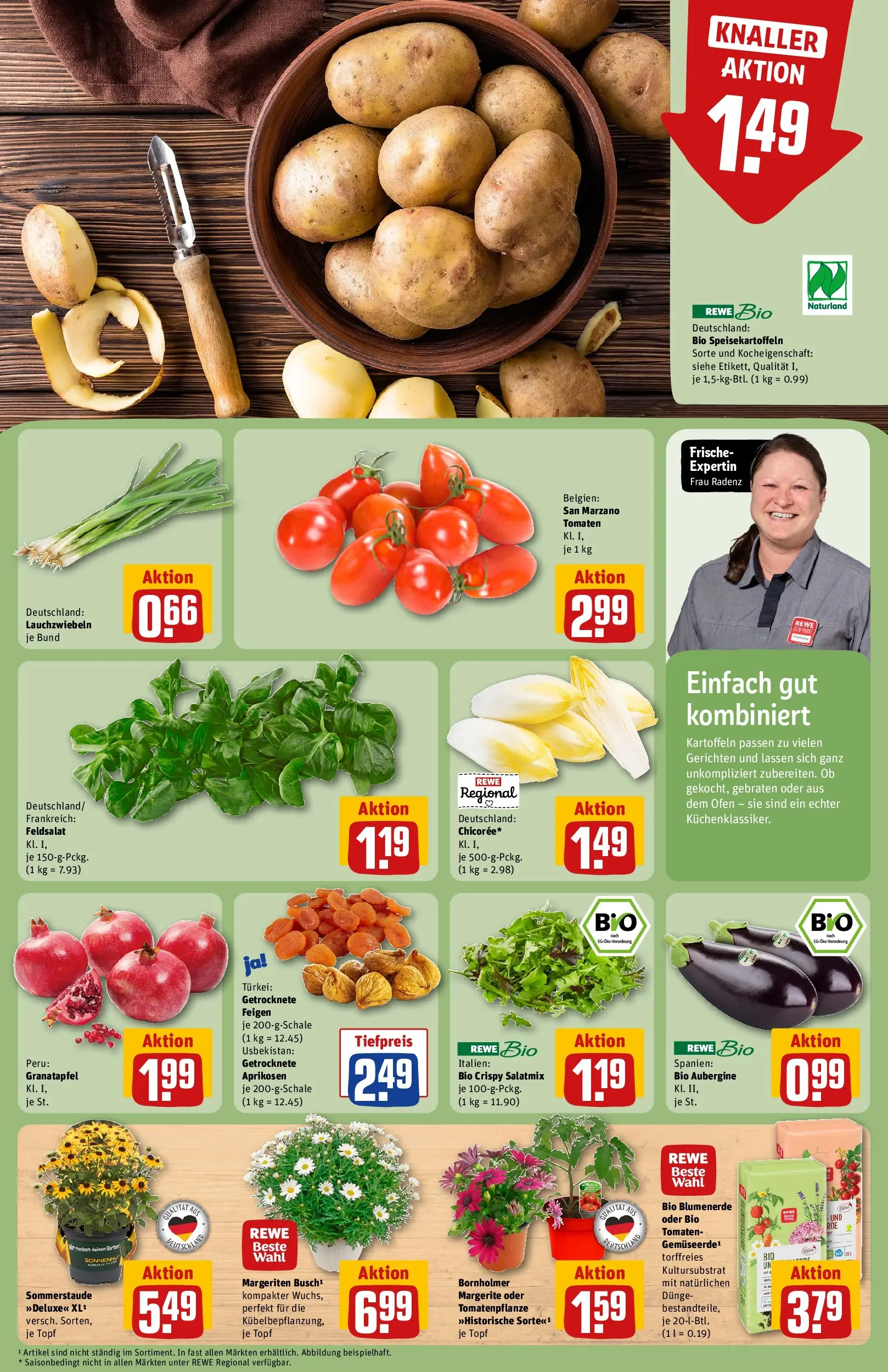 REWE Prospekt ab 27.04.2026 zum Blättern » Angebote | Seite: 7 | Produkte: Ofen, Tomaten, Kartoffeln, Aubergine