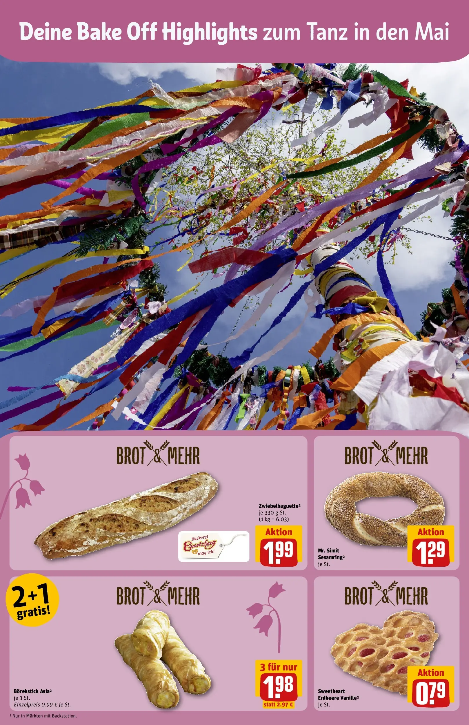 REWE Prospekt ab 27.04.2026 zum Blättern » Angebote | Seite: 12 | Produkte: Bäckerei, Baguette, Brot