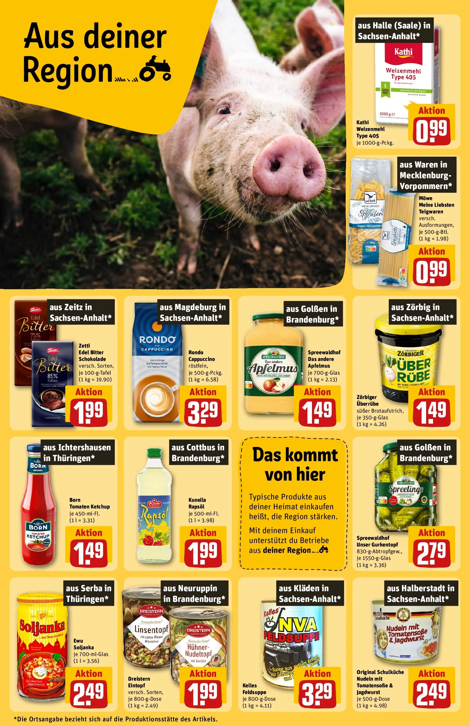 REWE Prospekt ab 27.04.2026 zum Blättern » Angebote | Seite: 22 | Produkte: Tomaten, Pasta, Nudeln, Getreide