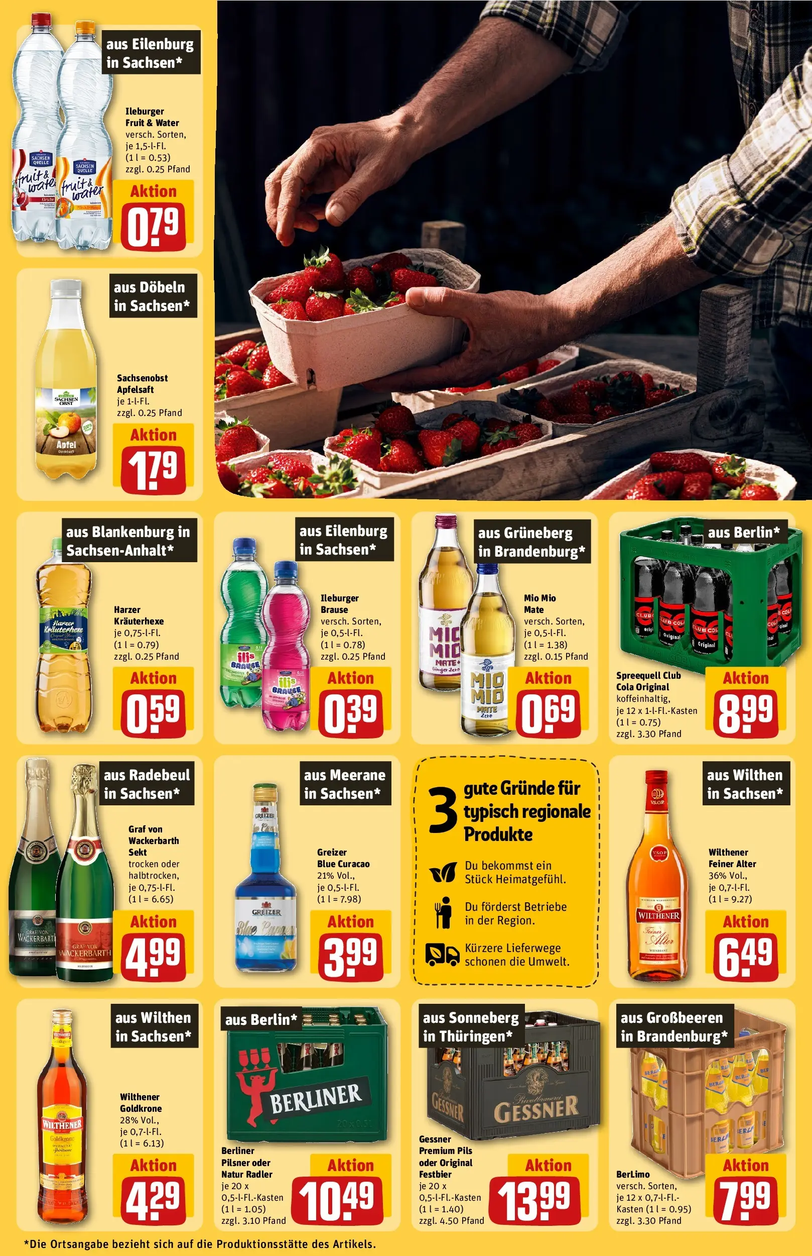 REWE Prospekt ab 27.04.2026 zum Blättern » Angebote | Seite: 23 | Produkte: Berliner, Cola, Äpfel, Berliner pilsner