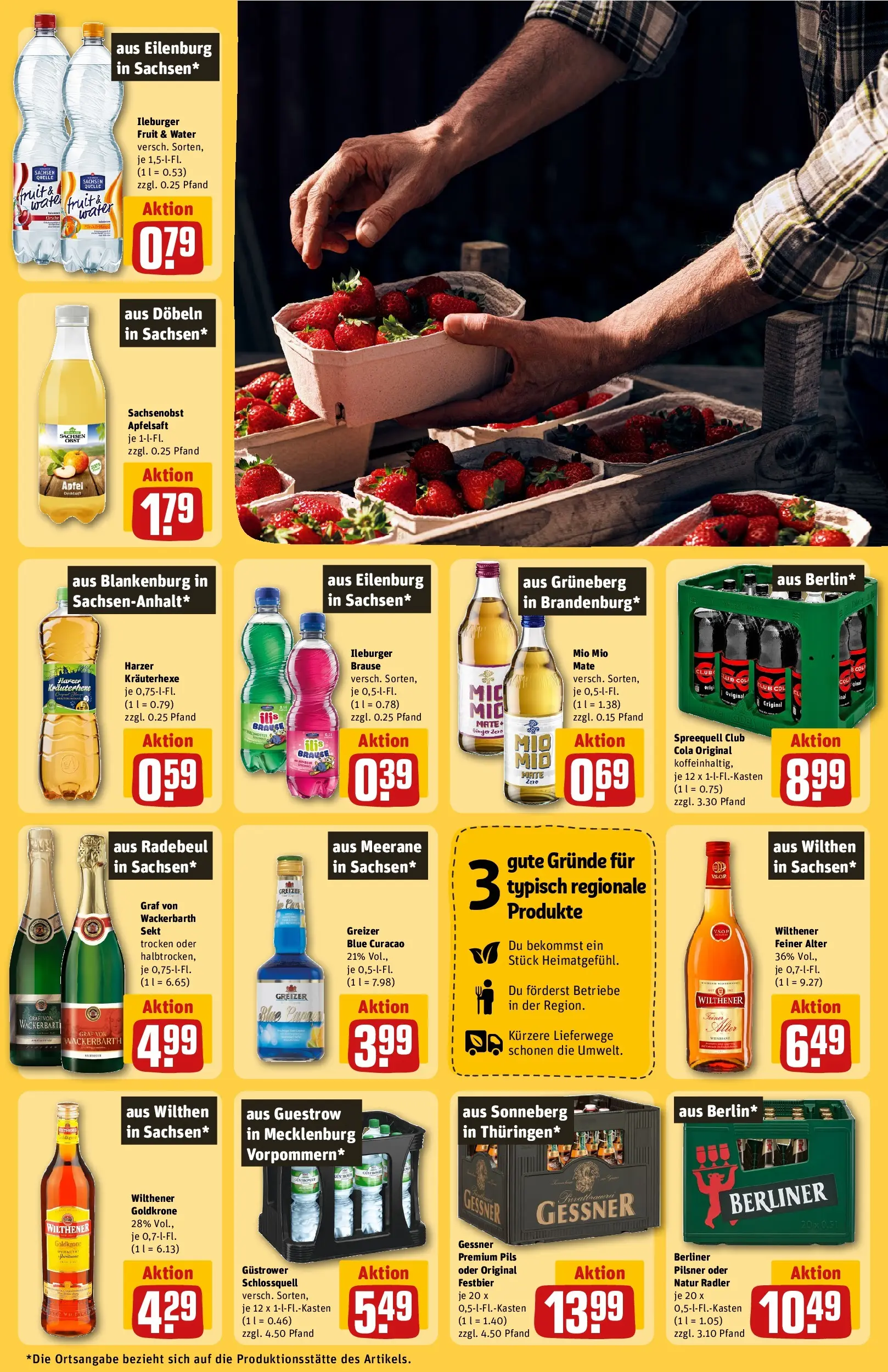 REWE Prospekt ab 27.04.2026 zum Blättern » Angebote | Seite: 23 | Produkte: Berliner, Cola, Mio mio mate, Berliner pilsner