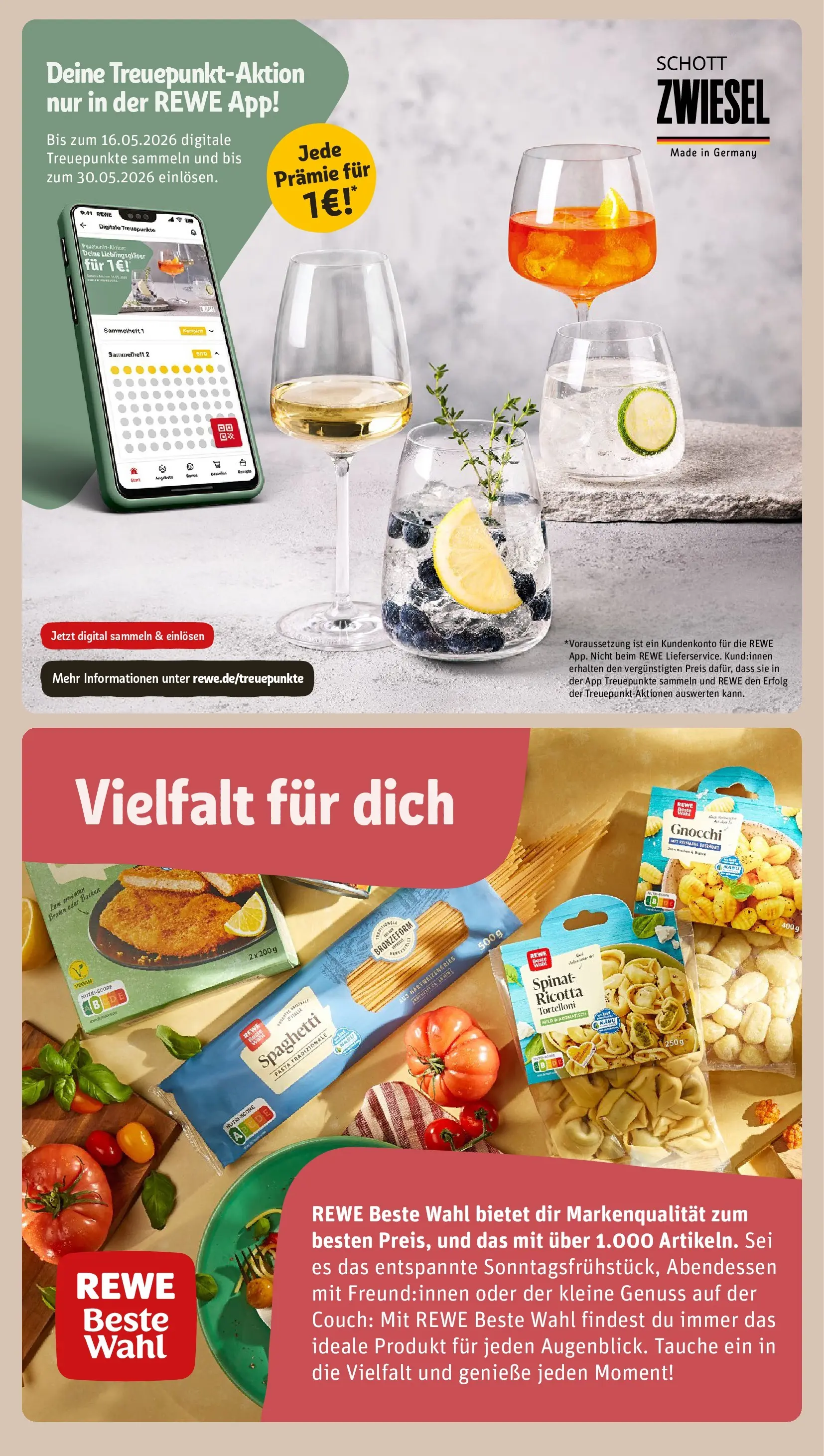REWE Prospekt ab 27.04.2026 zum Blättern » Angebote | Seite: 12 | Produkte: Couch, Pasta