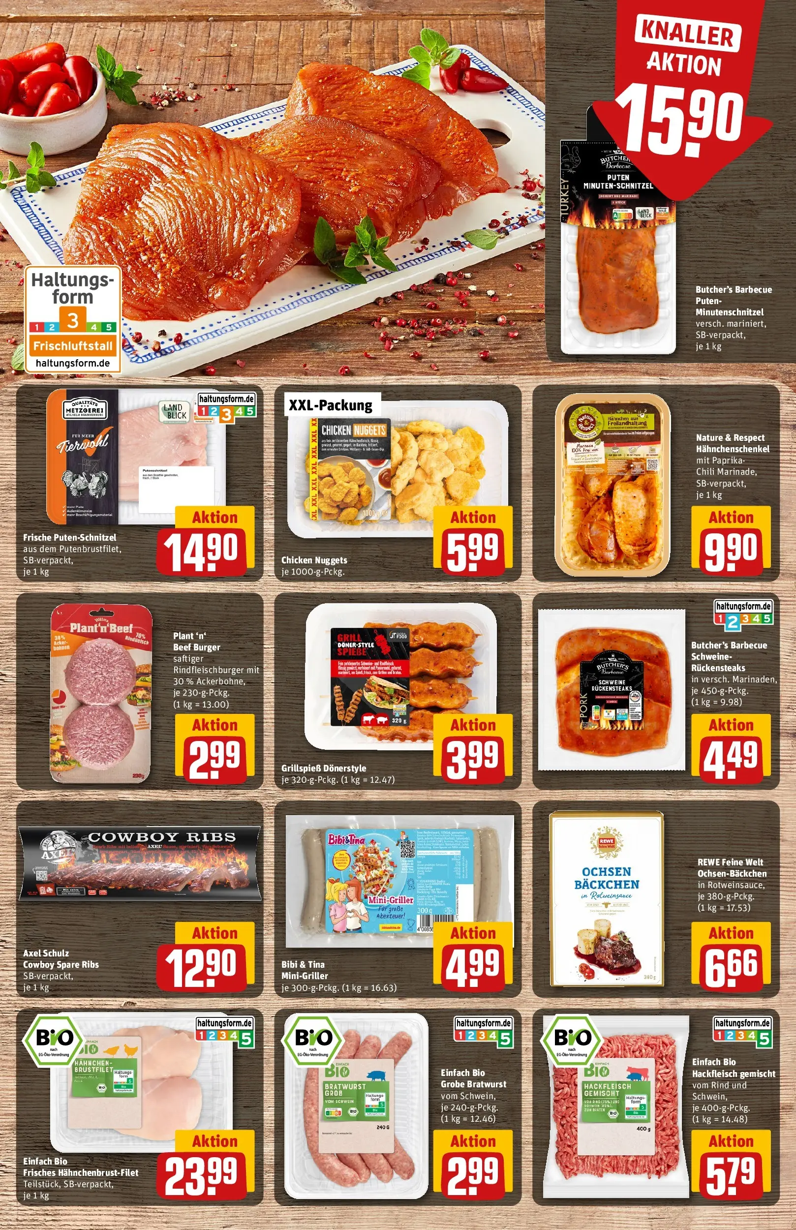 REWE Prospekt ab 27.04.2026 zum Blättern » Angebote | Seite: 8 | Produkte: Grill, Rotwein, Putenschnitzel, Chili