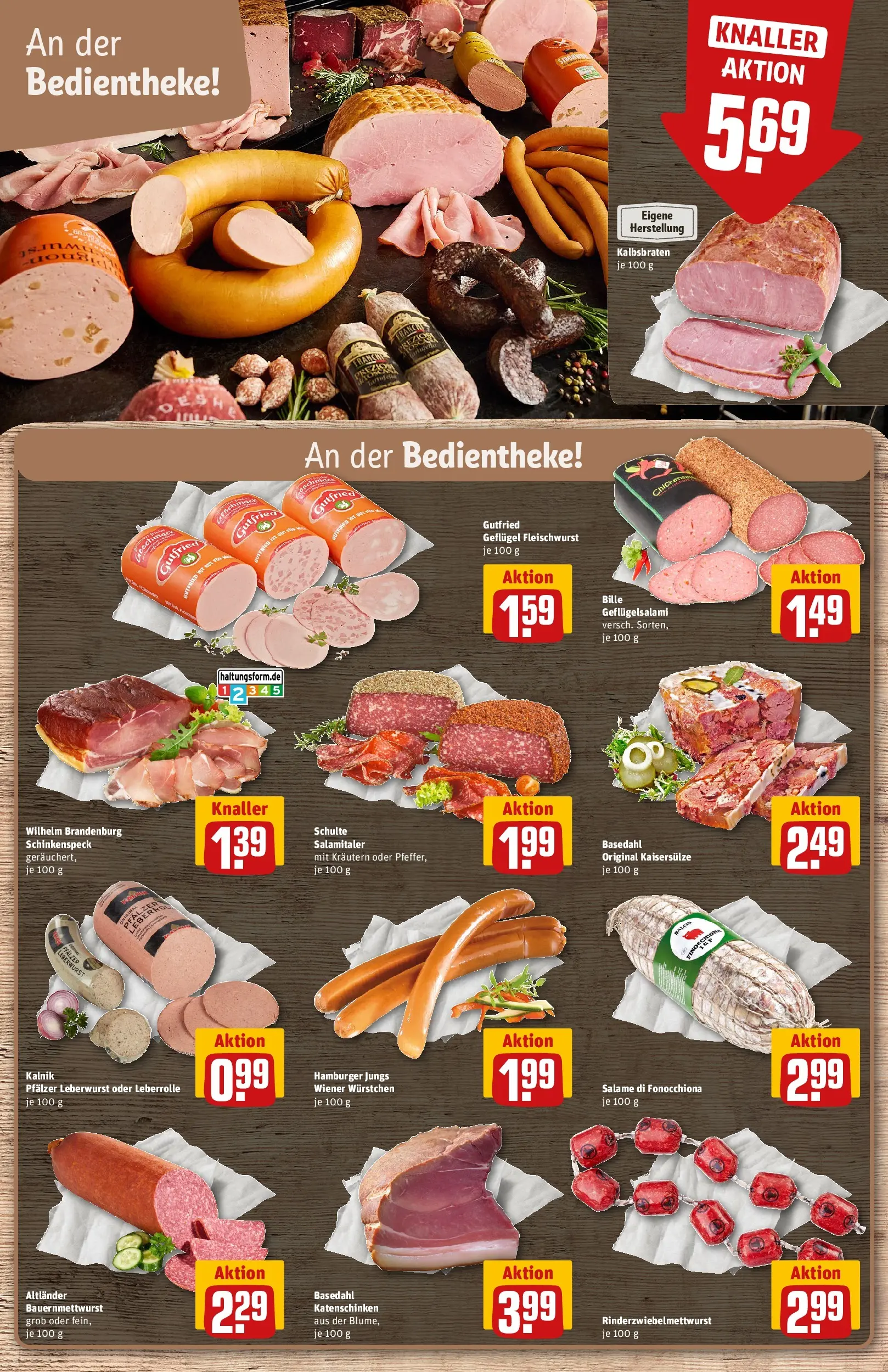 REWE Prospekt ab 27.04.2026 zum Blättern » Angebote | Seite: 10 | Produkte: Wiener wurstchen, Salami