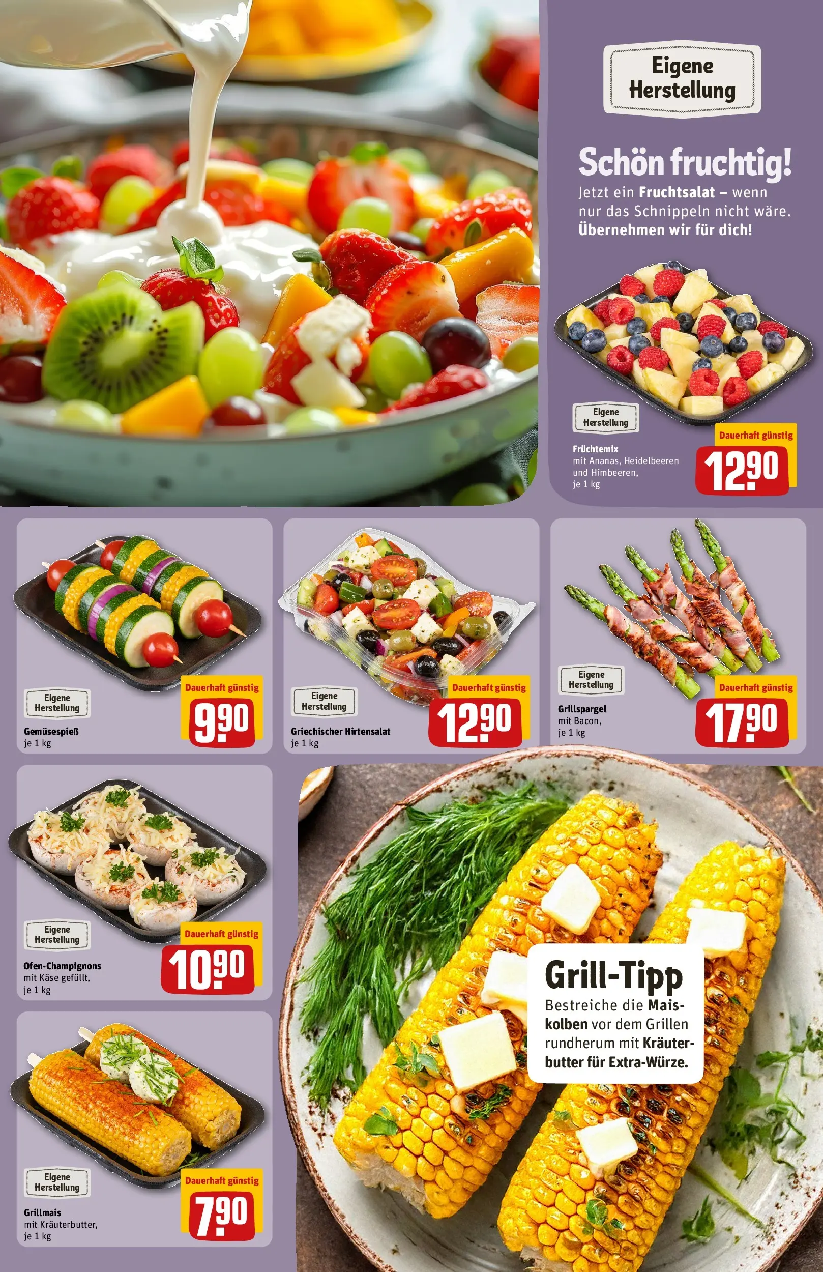 REWE Prospekt ab 27.04.2026 zum Blättern » Angebote | Seite: 13 | Produkte: Butter, Käse, Heidelbeeren