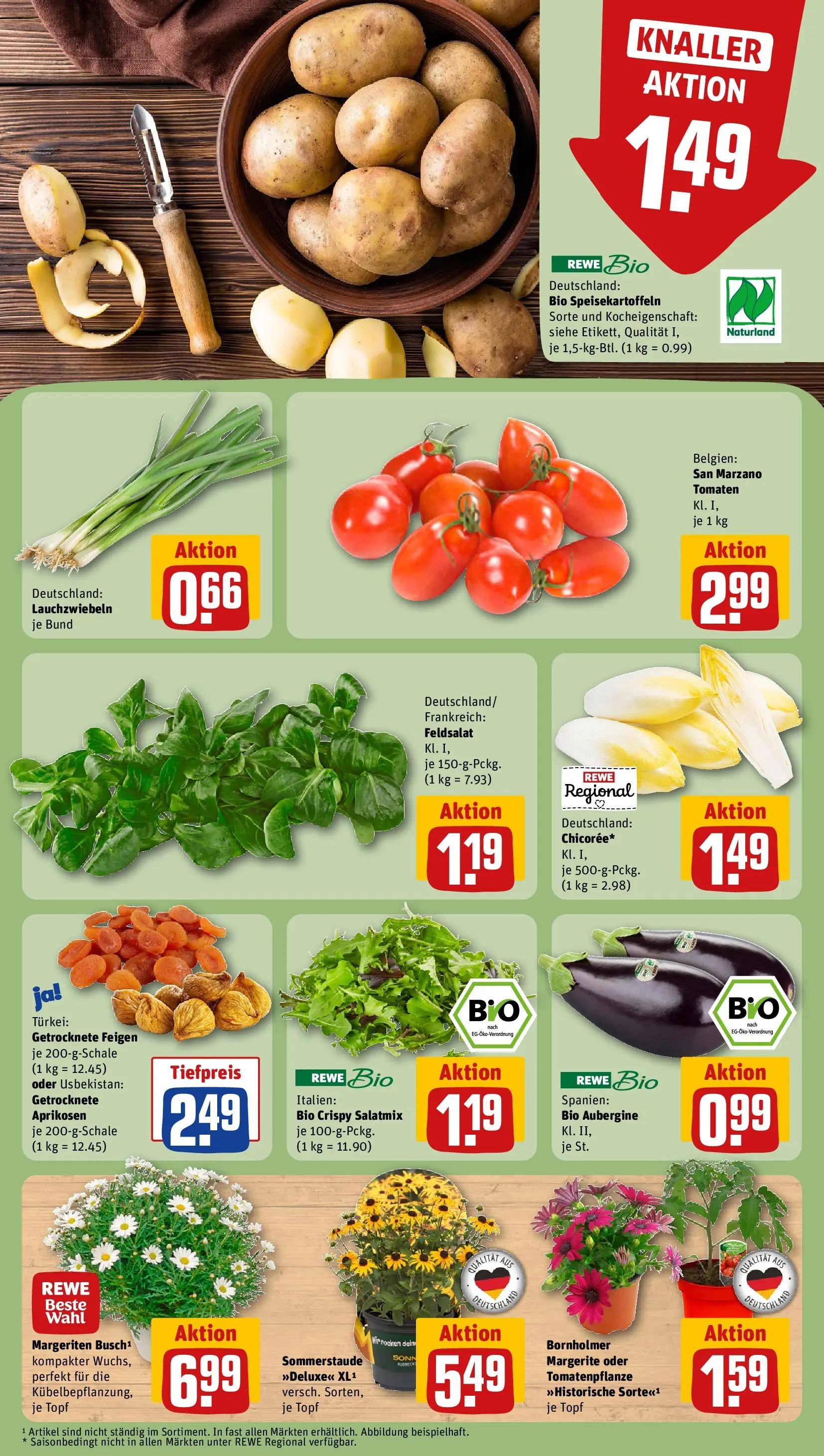 REWE Prospekt ab 27.04.2026 zum Blättern » Angebote | Seite: 7 | Produkte: Tomaten, Aubergine