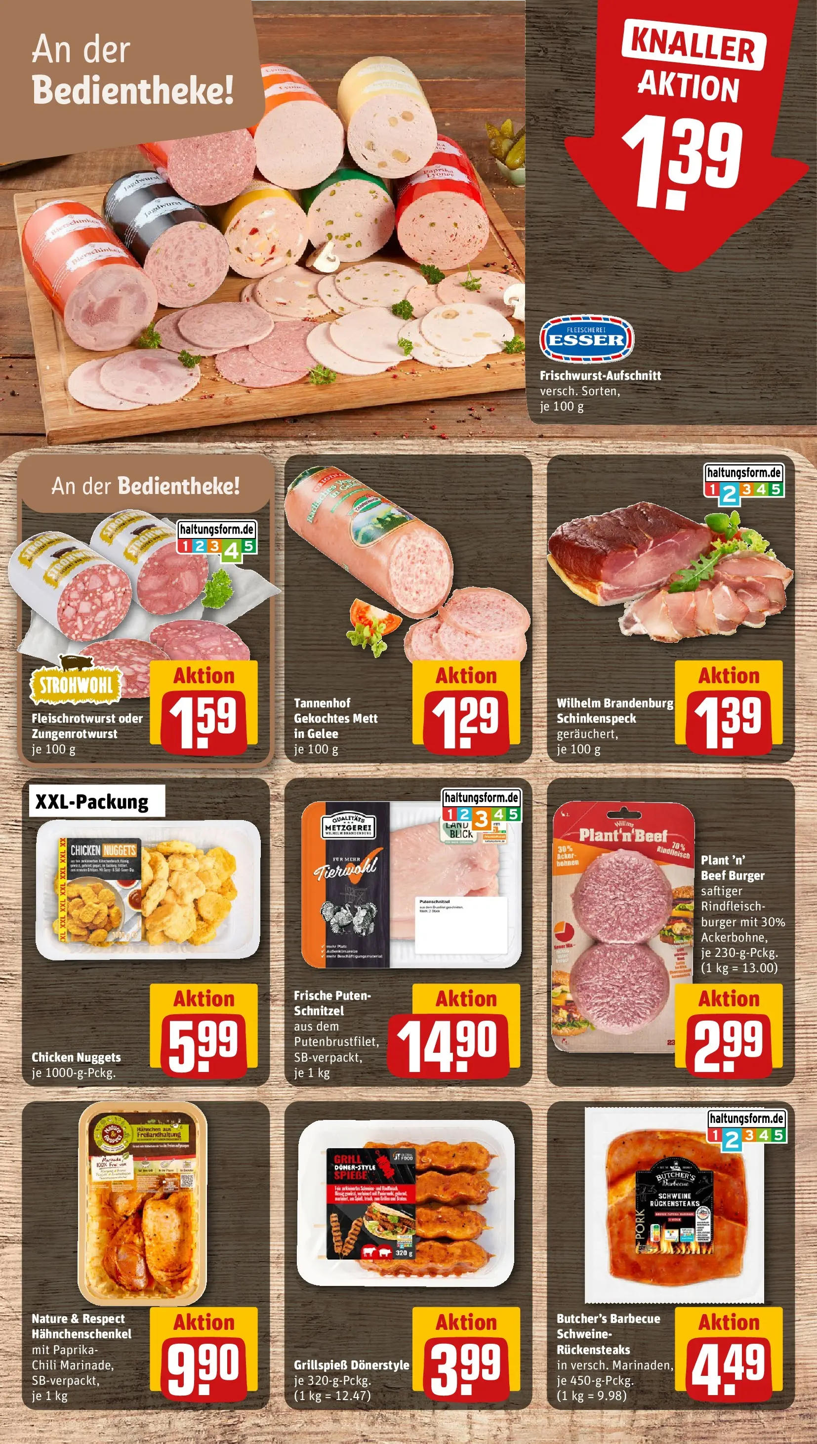 REWE Prospekt ab 27.04.2026 zum Blättern » Angebote | Seite: 8 | Produkte: Grill, Hahnchenschenkel, Paprika, Rindfleisch