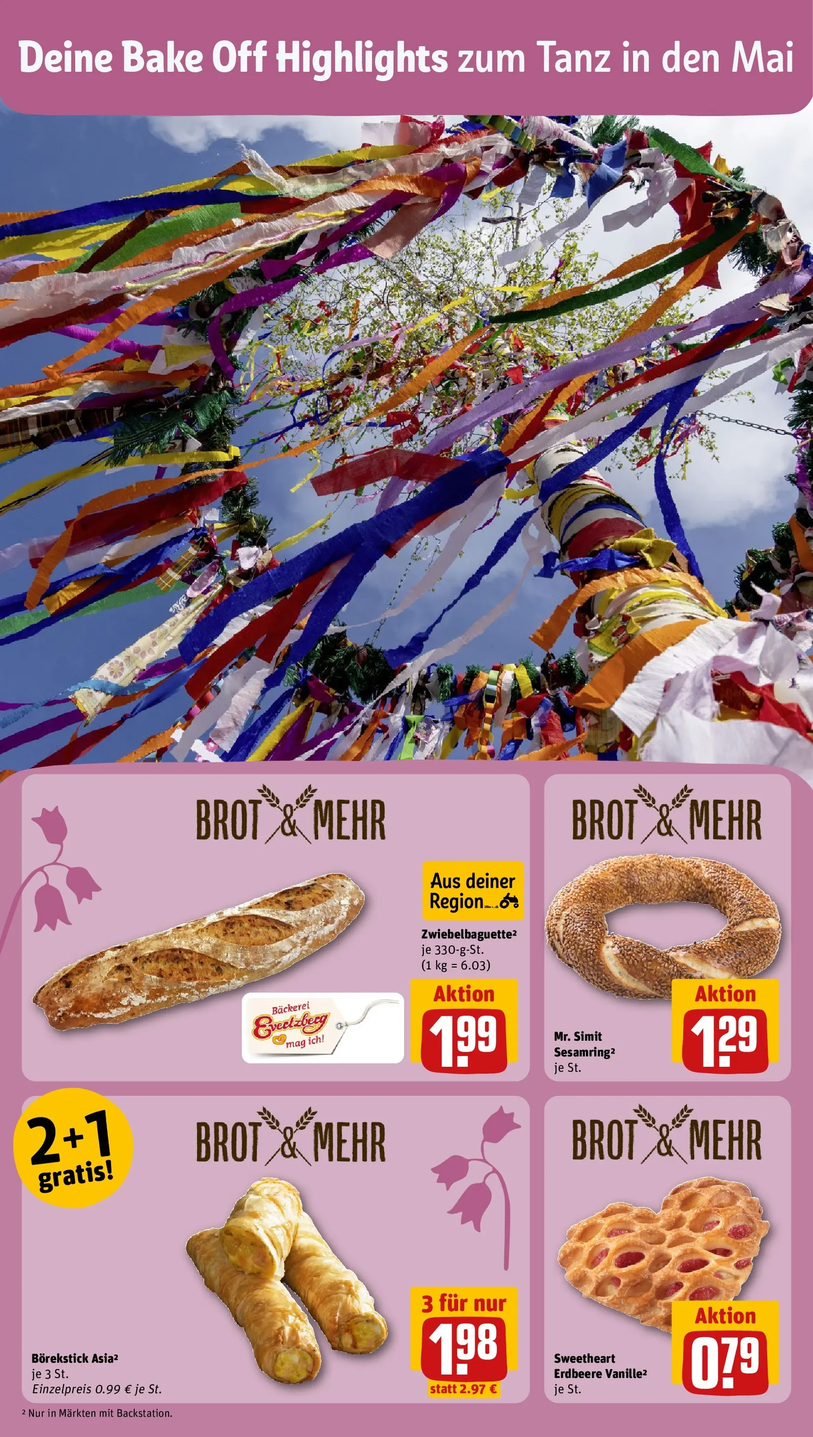 REWE Prospekt ab 27.04.2026 zum Blättern » Angebote | Seite: 12 | Produkte: Bäckerei, Baguette, Brot