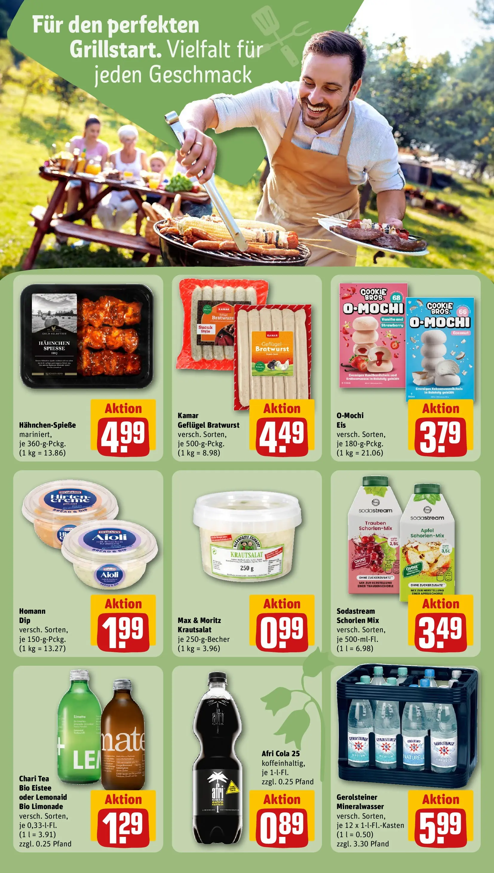 REWE Prospekt ab 27.04.2026 zum Blättern » Angebote | Seite: 14 | Produkte: Hahnchen, Cola, Trauben, Limette