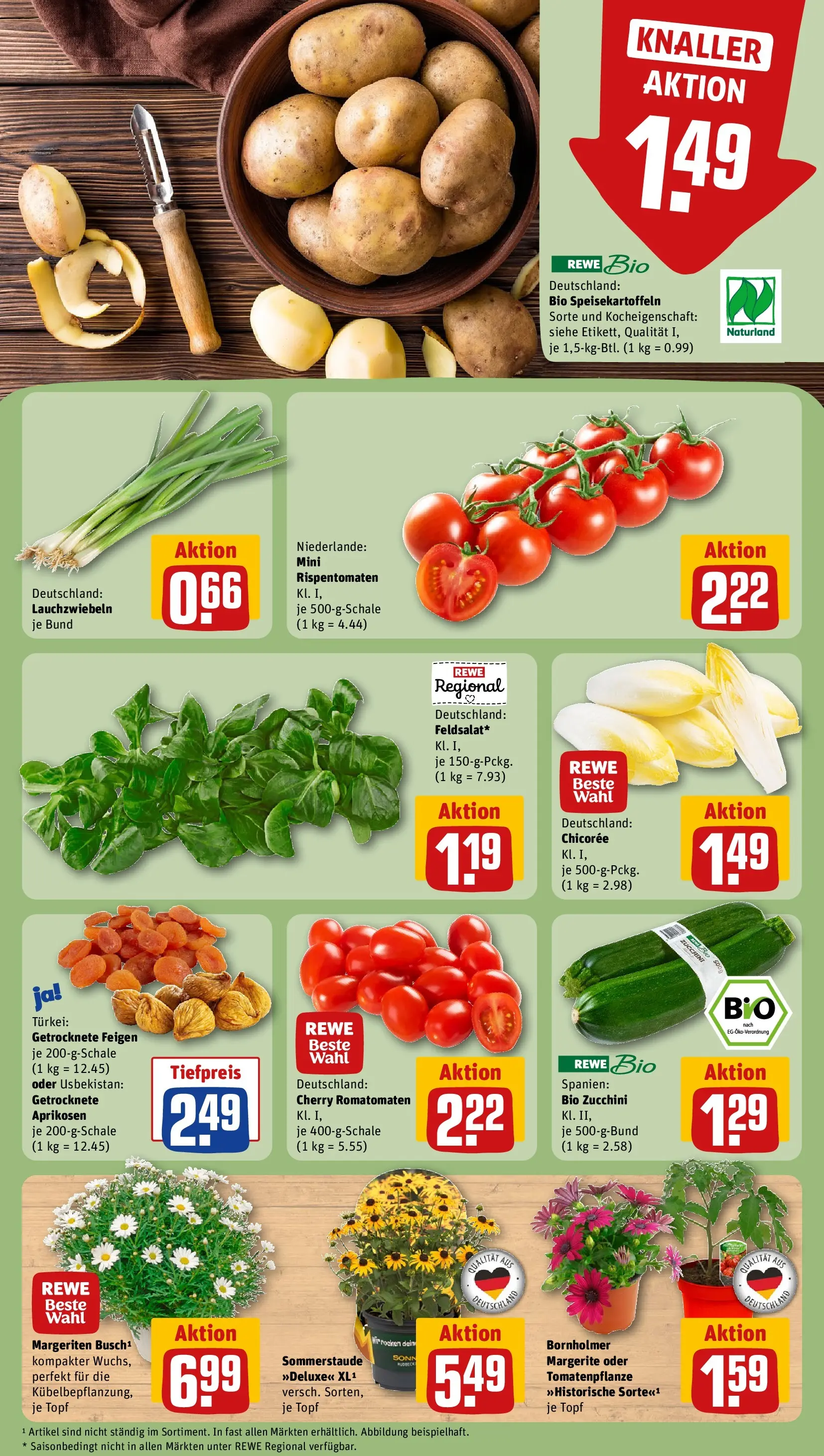 REWE Prospekt ab 27.04.2026 zum Blättern » Angebote | Seite: 7 | Produkte: Zucchini