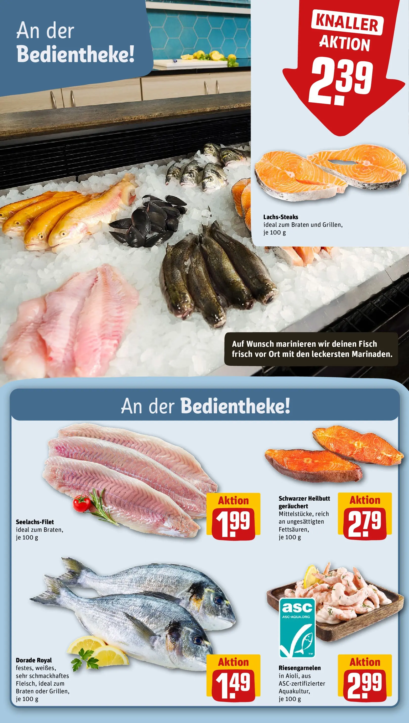 REWE Prospekt ab 27.04.2026 zum Blättern » Angebote | Seite: 33 | Produkte: Dorade, Fisch