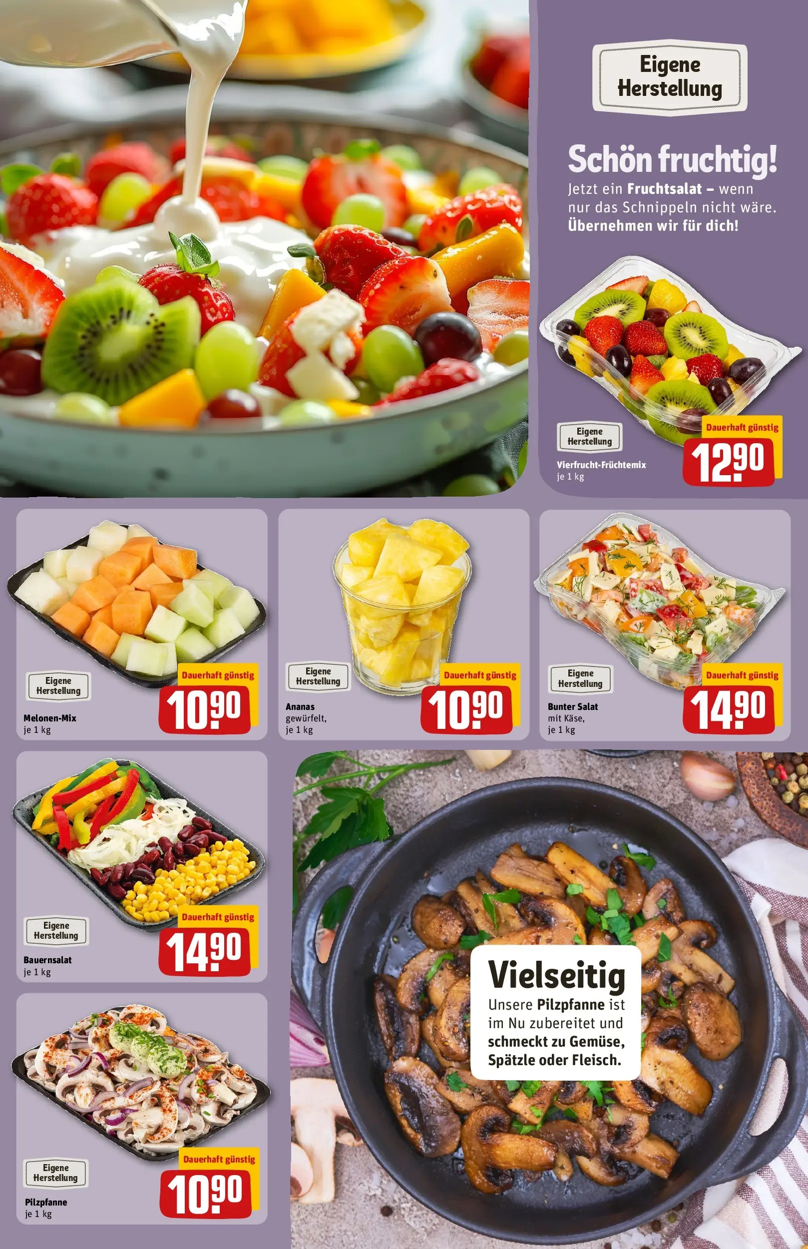 REWE Prospekt ab 27.04.2026 zum Blättern » Angebote | Seite: 15 | Produkte: Käse, Ananas, Salat