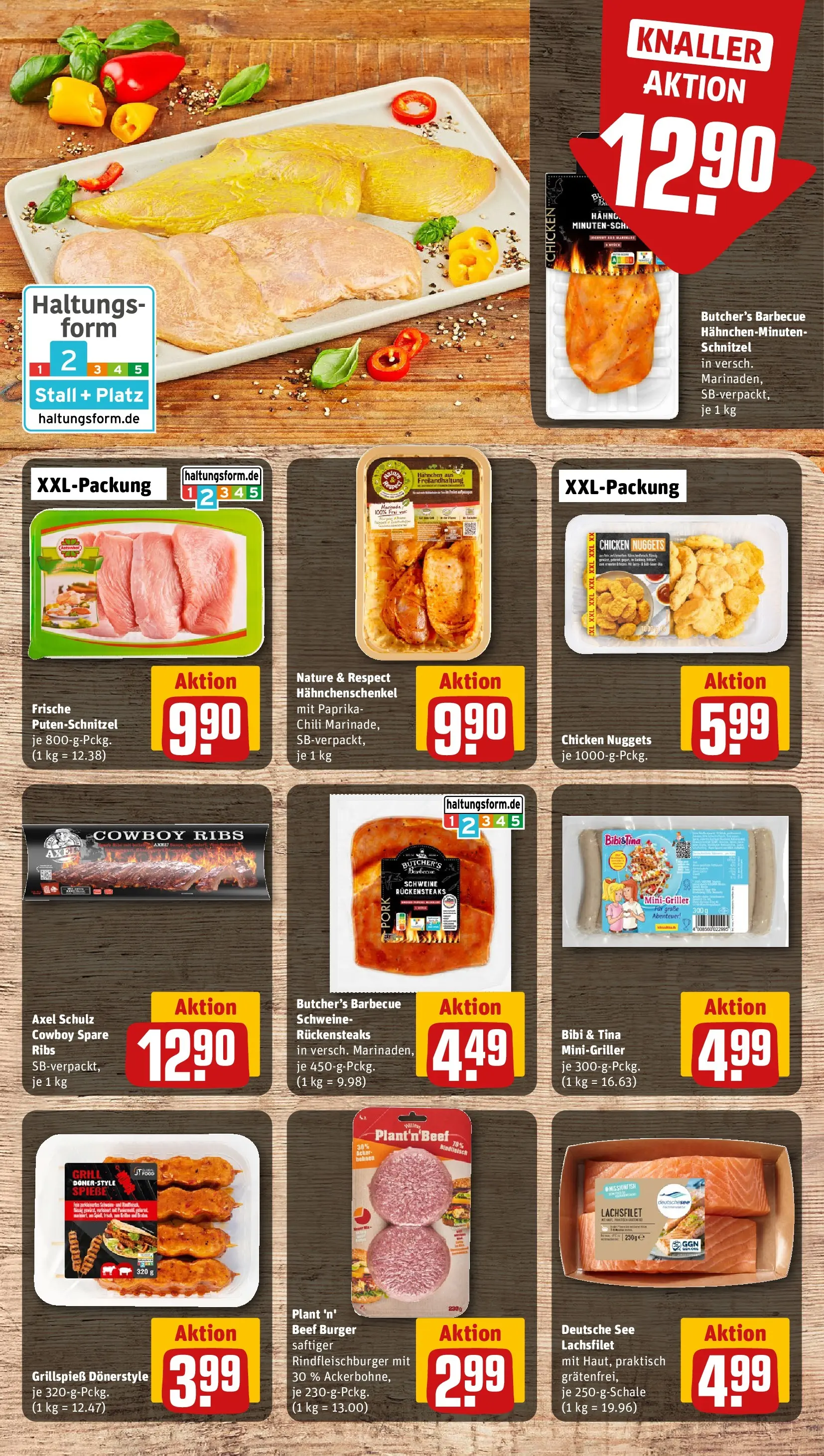 REWE Prospekt ab 27.04.2026 zum Blättern » Angebote | Seite: 10 | Produkte: Grill, Hahnchen, Spare ribs, Schnitzel