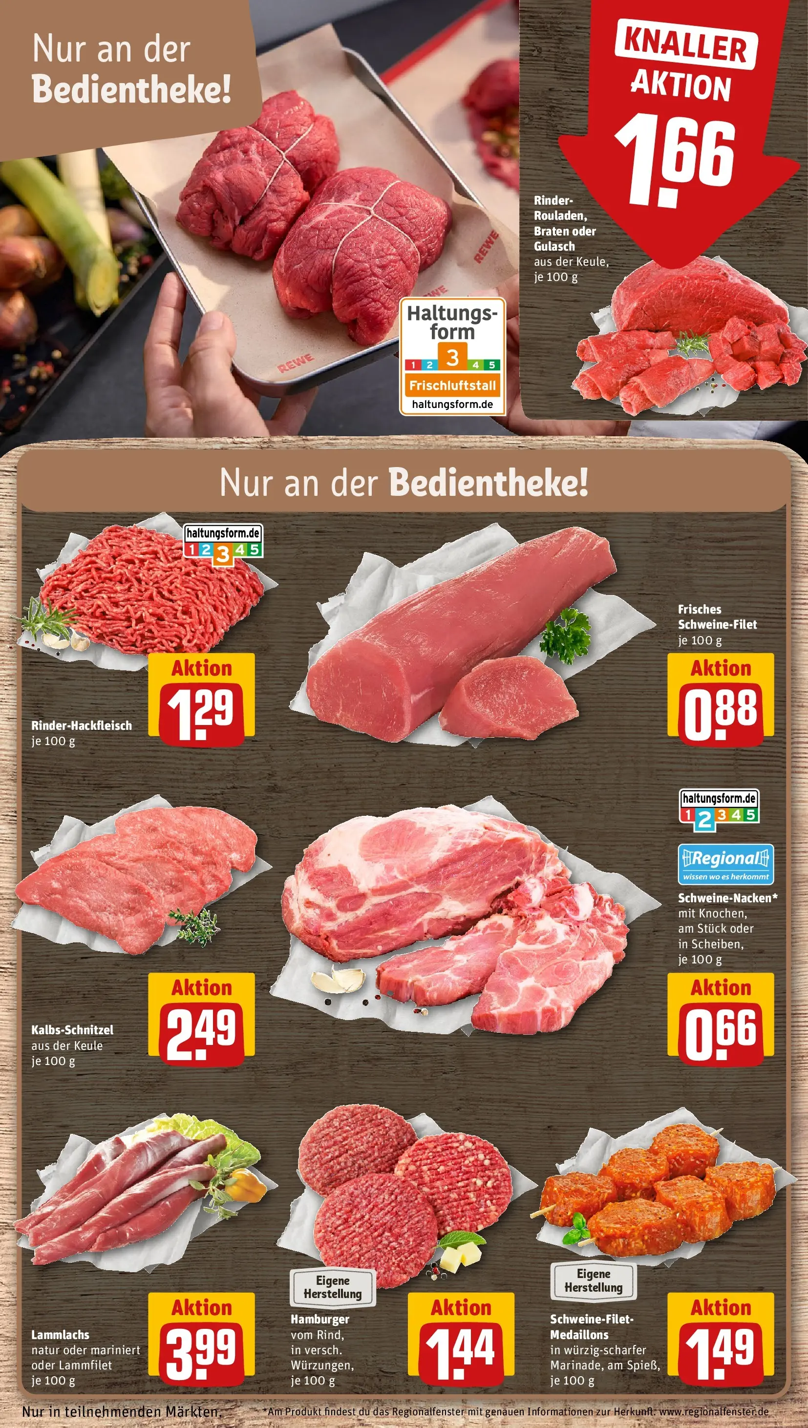 REWE Prospekt ab 27.04.2026 zum Blättern » Angebote | Seite: 10 | Produkte: Schweinefilet, Gulasch
