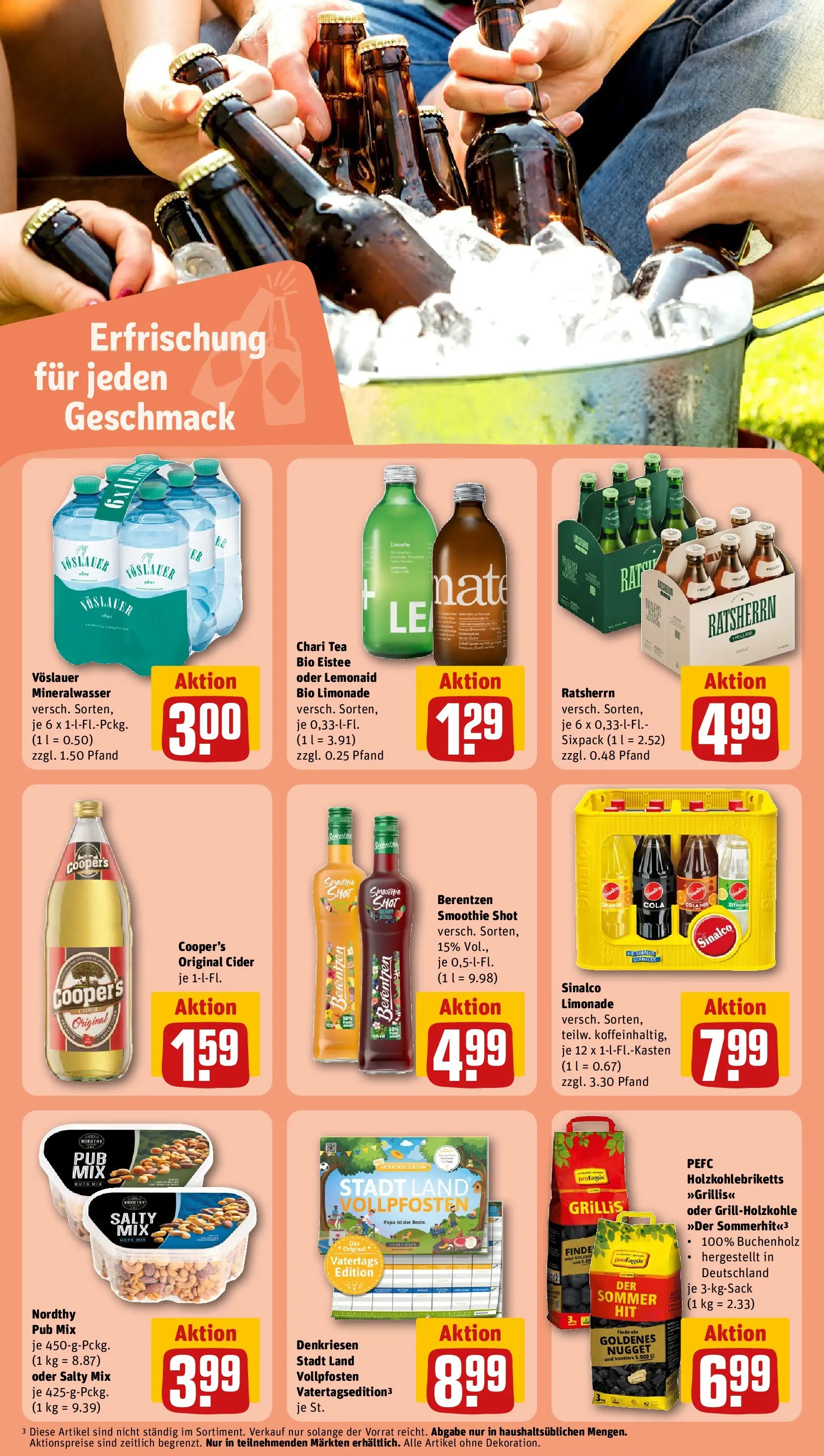 REWE Prospekt ab 27.04.2026 zum Blättern » Angebote | Seite: 19 | Produkte: Sinalco, Limonade, Limette, Berentzen