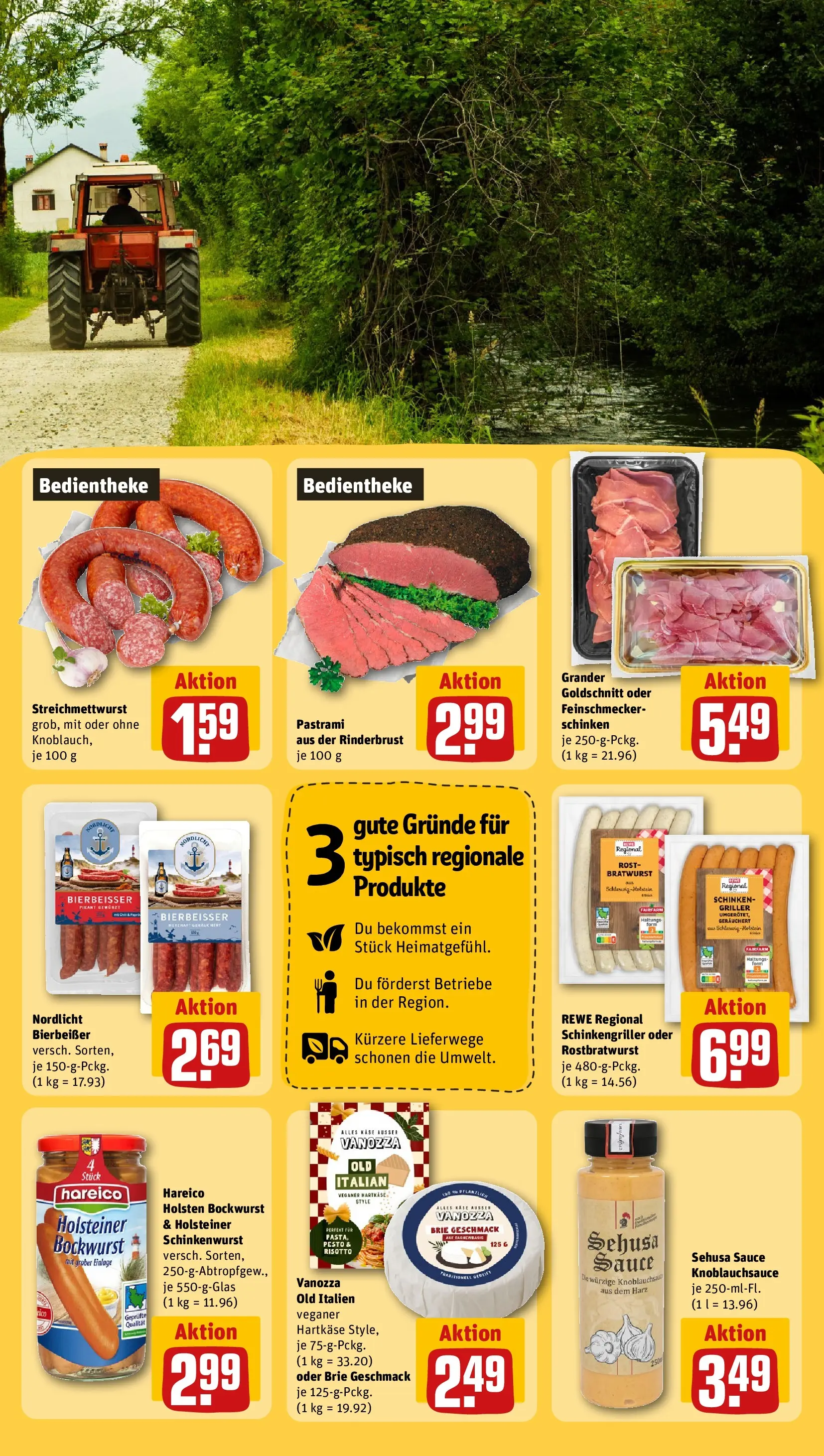 REWE Prospekt ab 27.04.2026 zum Blättern » Angebote | Seite: 27 | Produkte: Bockwurst, Holsten, Schinken, Griller