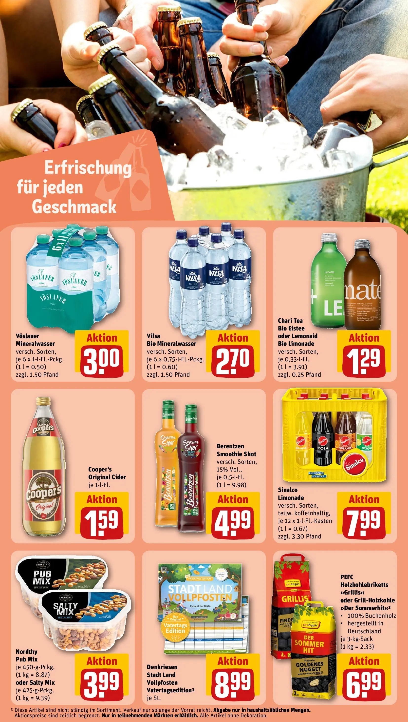 REWE Prospekt ab 27.04.2026 zum Blättern » Angebote | Seite: 15 | Produkte: Sinalco, Cola, Limonade, Mineralwasser