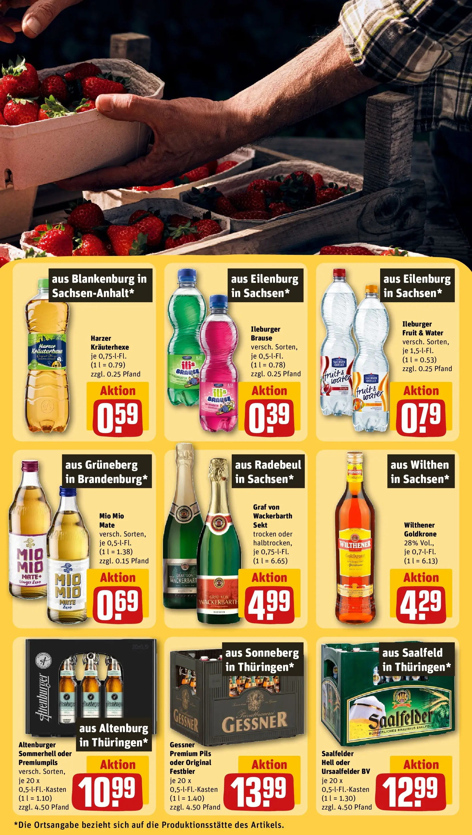 REWE Prospekt ab 27.04.2026 zum Blättern » Angebote | Seite: 21 | Produkte: Wilthener, Sekt, Pils, Mio mio mate