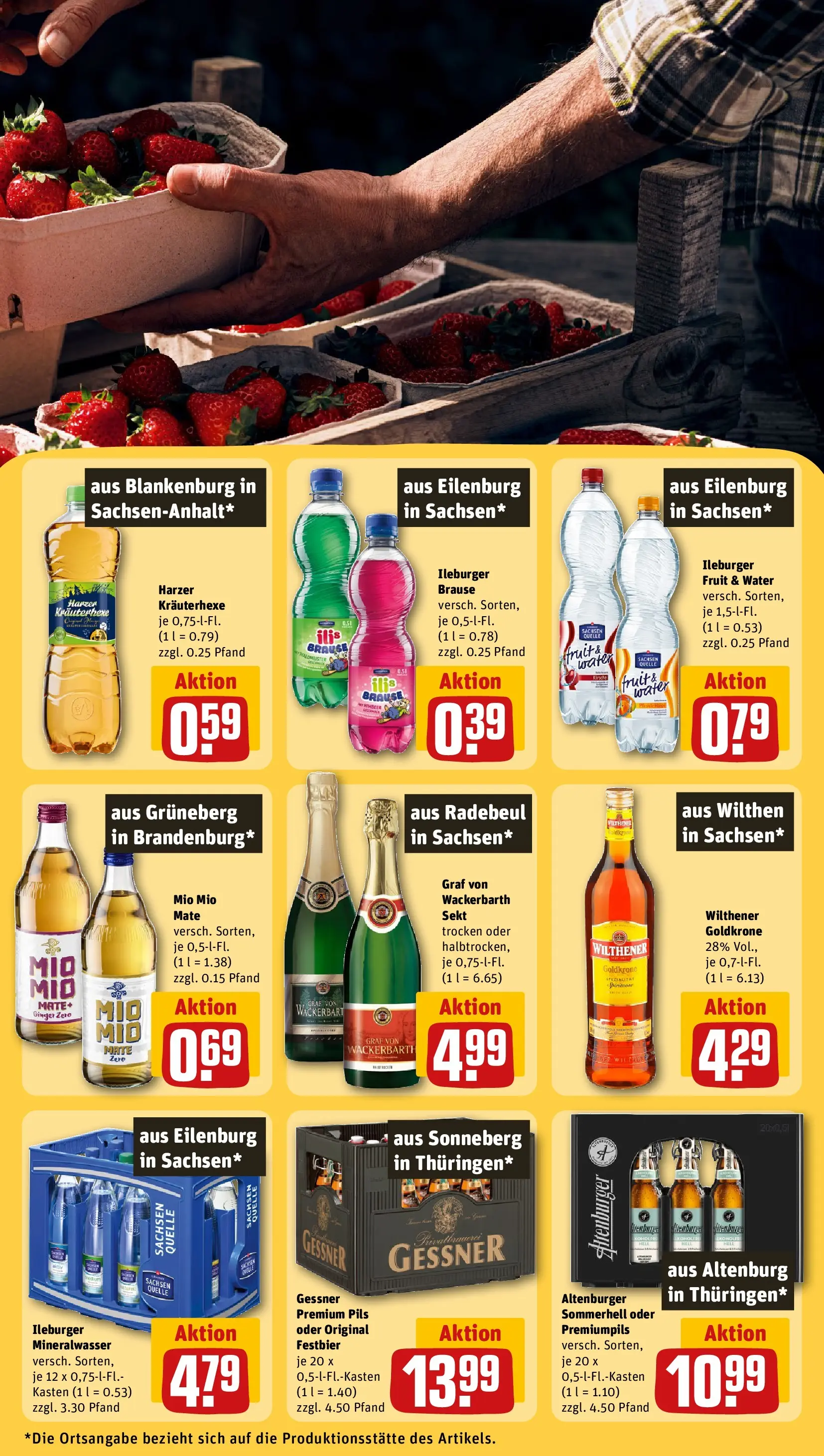 REWE Prospekt ab 27.04.2026 zum Blättern » Angebote | Seite: 21 | Produkte: Wilthener, Sekt, Mio mio mate, Mineralwasser