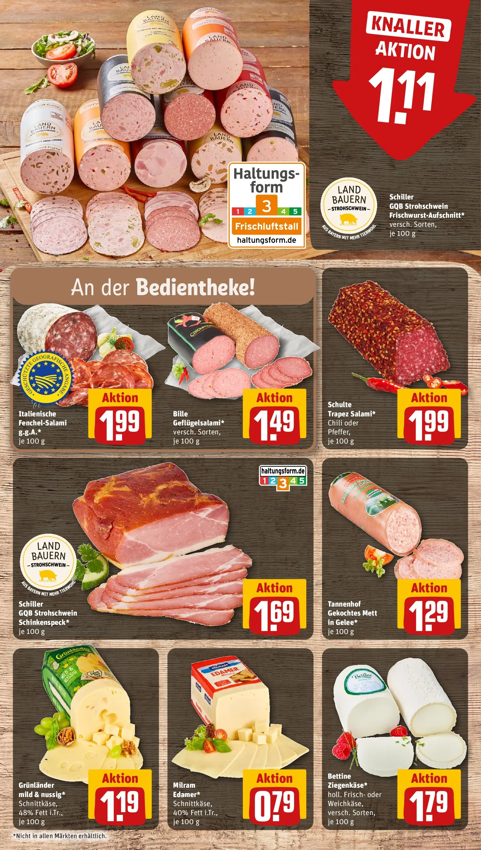 REWE Prospekt ab 27.04.2026 zum Blättern » Angebote | Seite: 9 | Produkte: Edamer, Grunlander, Milram, Chili