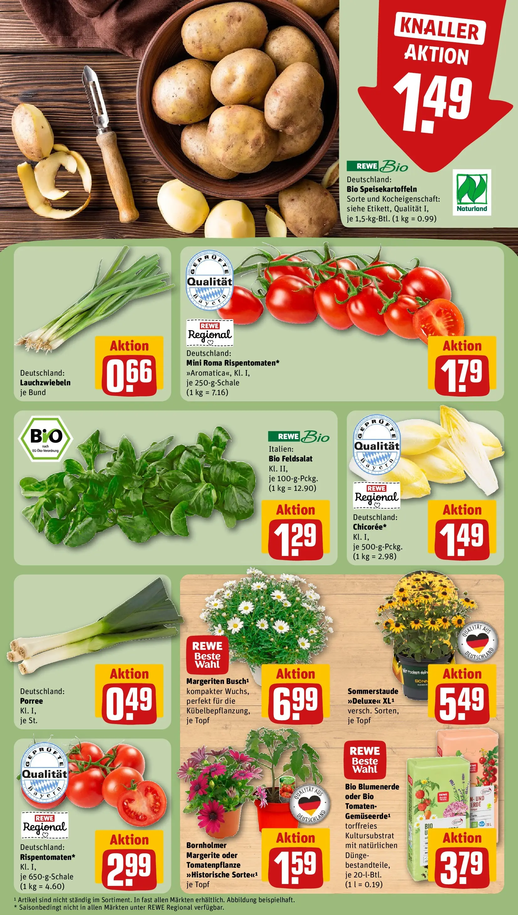 REWE Prospekt ab 27.04.2026 zum Blättern » Angebote | Seite: 7 | Produkte: Tomaten, Blumenerde