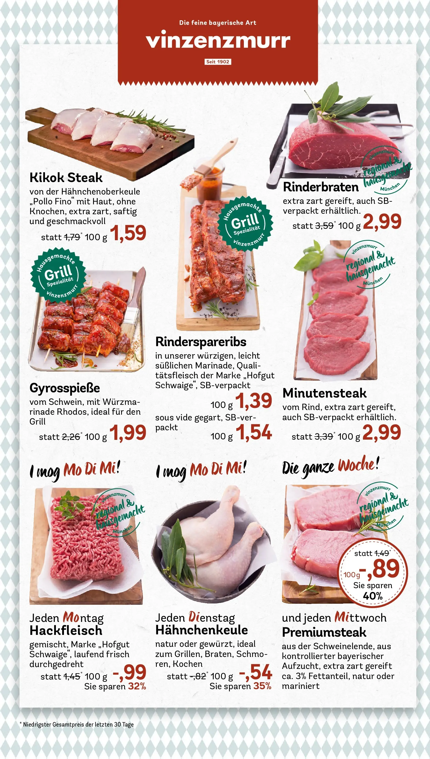 REWE Prospekt ab 27.04.2026 zum Blättern » Angebote | Seite: 8 | Produkte: Grill, Spare ribs, Steak, Hackfleisch