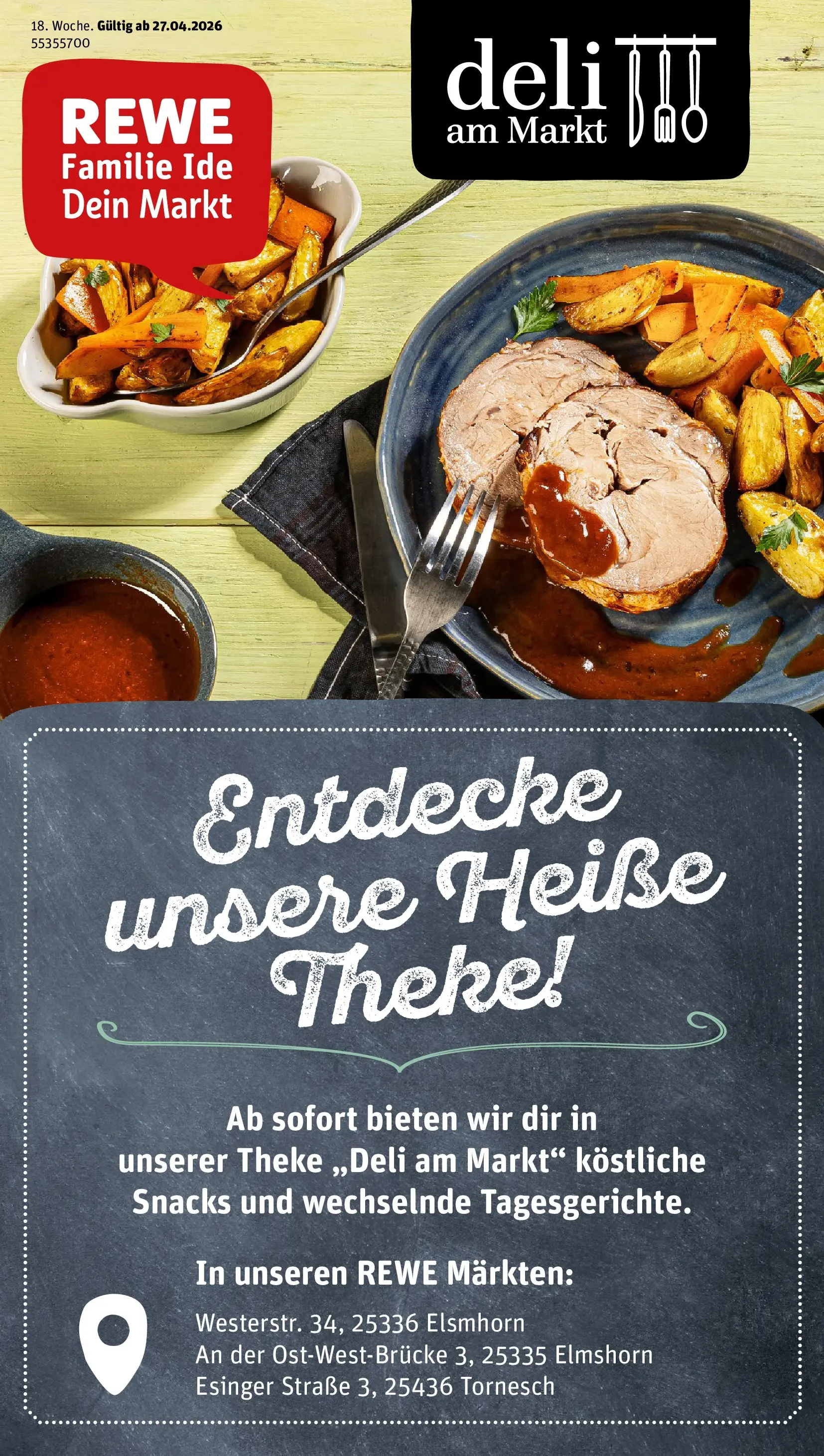 REWE Prospekt ab 27.04.2026 zum Blättern » Angebote | Seite: 1 | Produkte: Theke