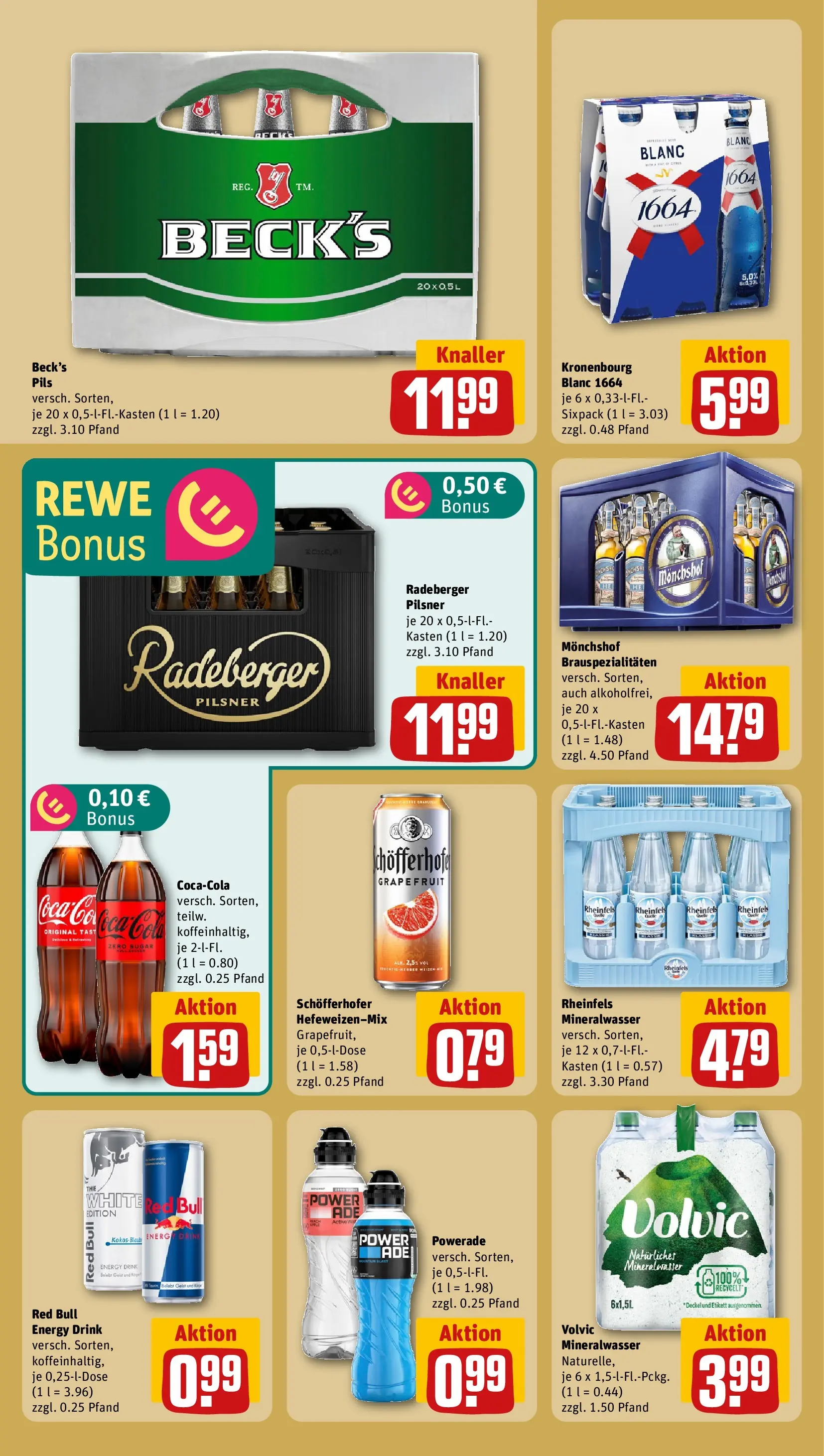 REWE Prospekt ab 27.04.2026 zum Blättern » Angebote | Seite: 16 | Produkte: Monchshof, Red bull, Energy, Pils