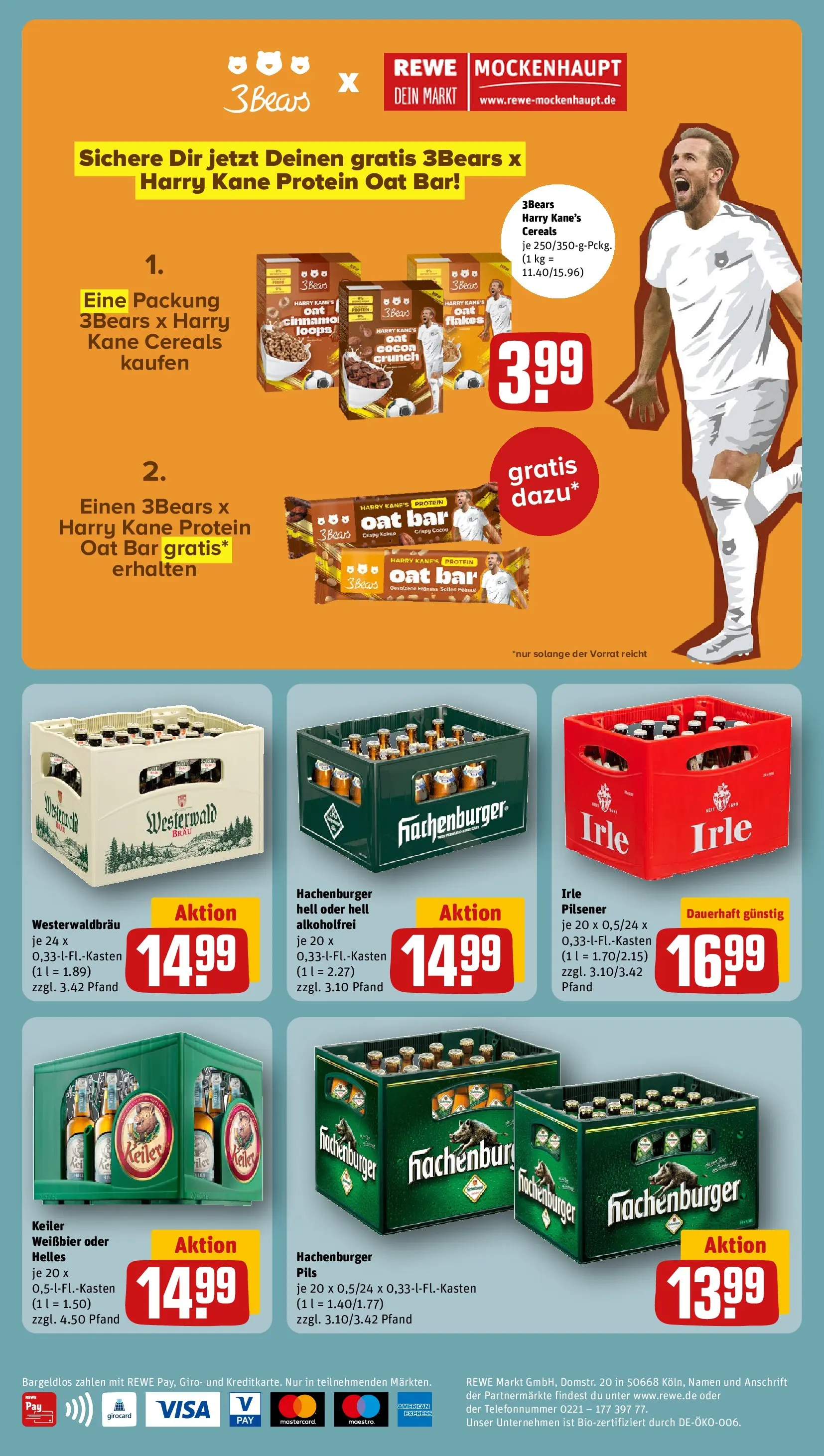 REWE Prospekt ab 27.04.2026 zum Blättern » Angebote | Seite: 2 | Produkte: Weißbier, Pils