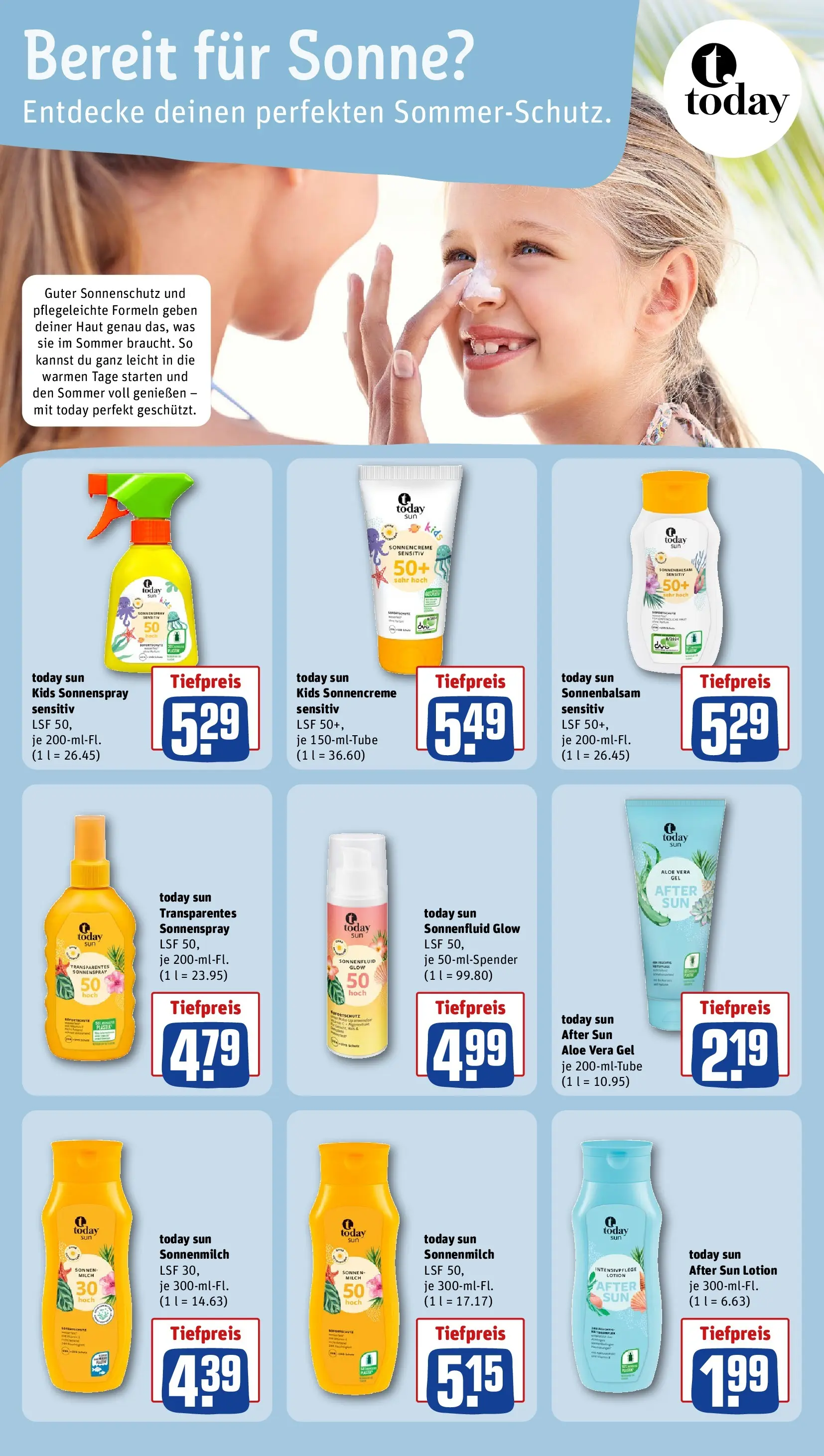 REWE Prospekt ab 27.04.2026 zum Blättern » Angebote | Seite: 24 | Produkte: Milch, Sonnencreme, After Sun, Uhr