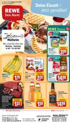 Rewe Prospekt Mülheim An Der Ruhr	 ab 27.04.2026 gültig
