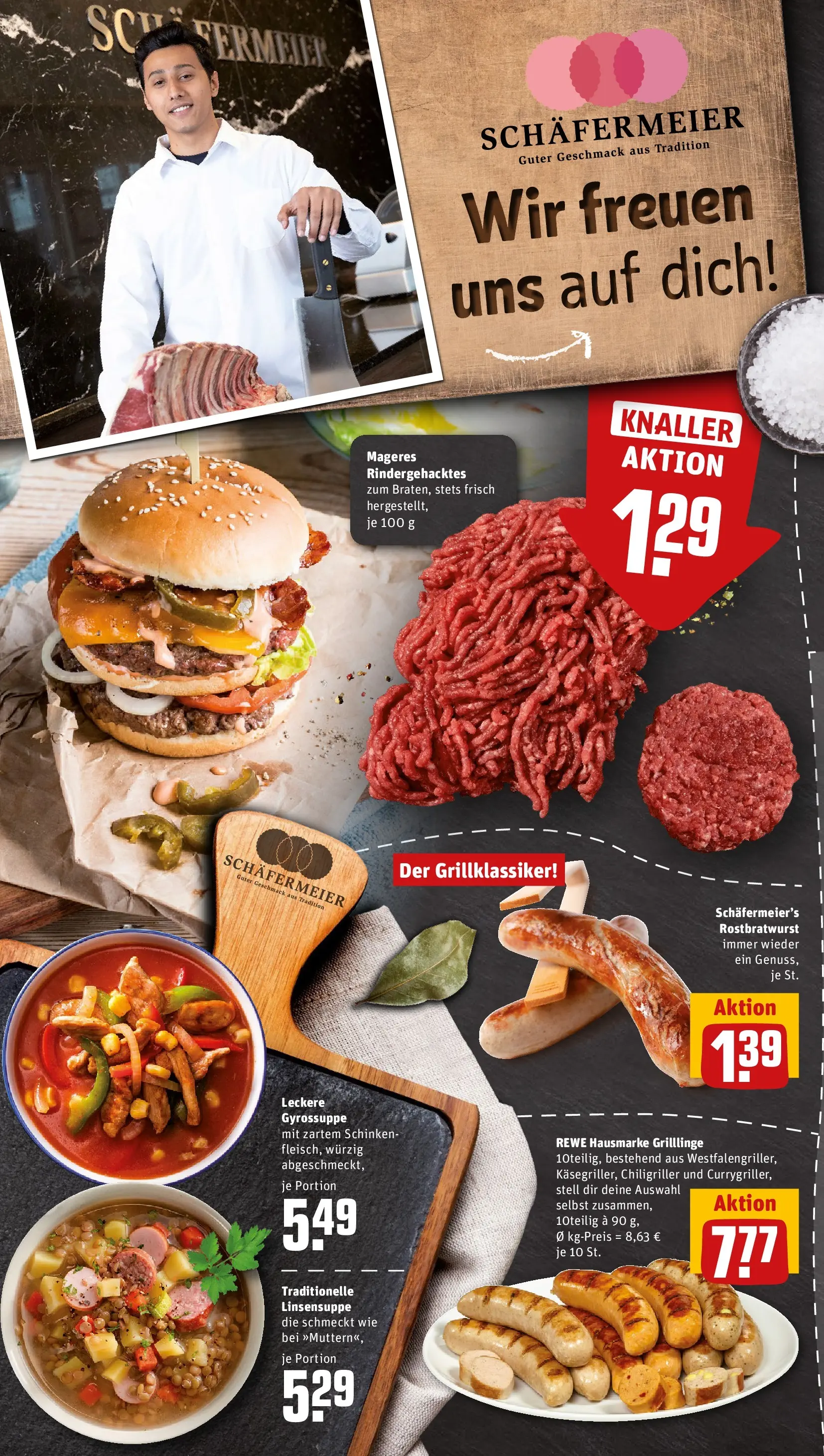 REWE Prospekt ab 27.04.2026 zum Blättern » Angebote | Seite: 6 | Produkte: Schinken