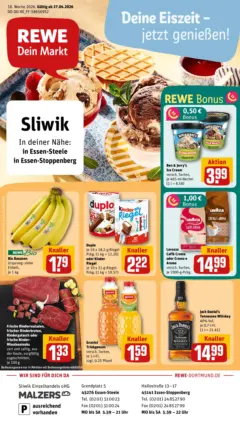 Rewe Prospekt Essen / Stoppenberg	 ab 27.04.2026 gültig