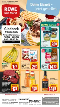 Rewe Prospekt Gladbeck	 ab 27.04.2026 gültig