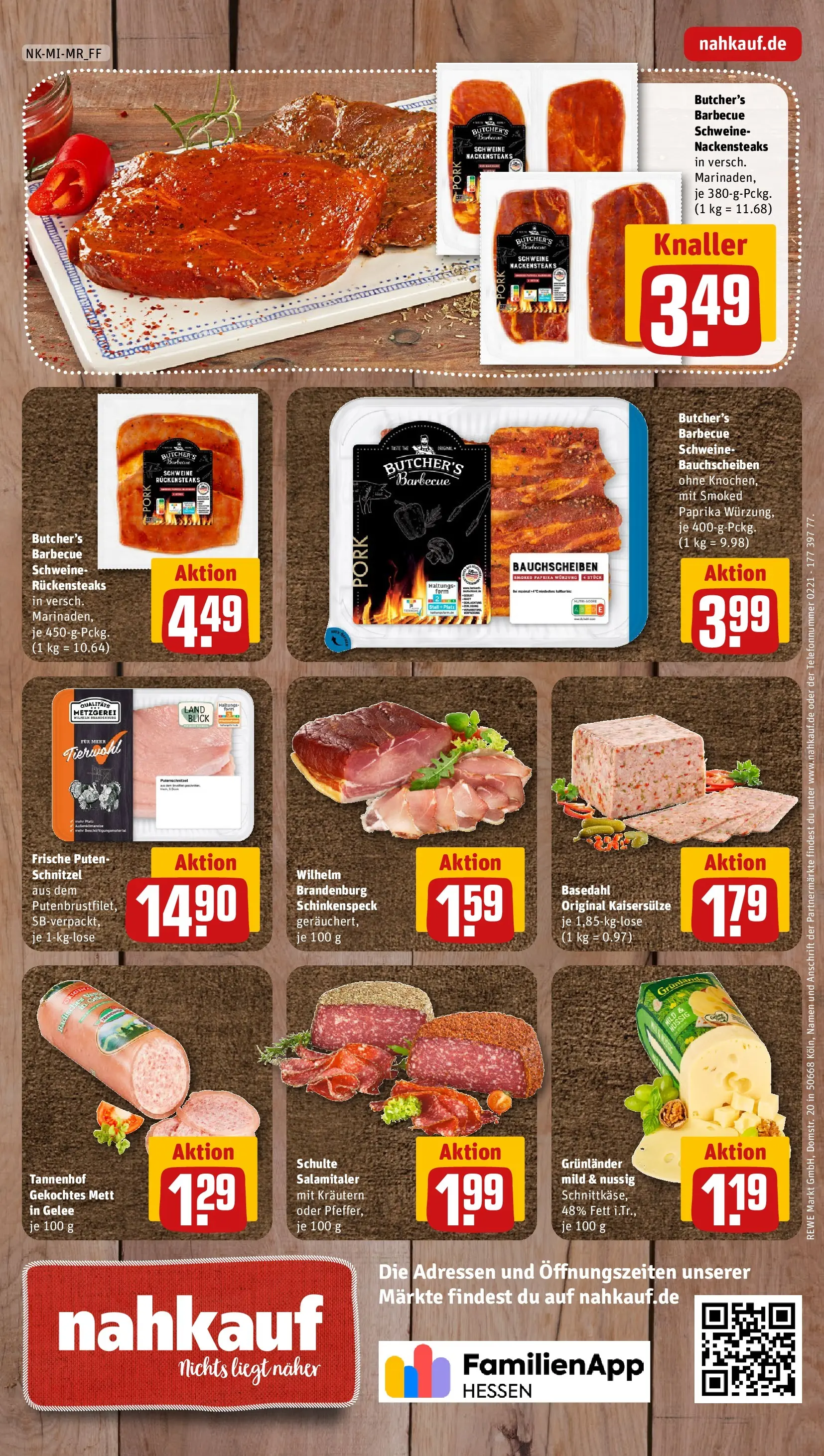 REWE Prospekt ab 27.04.2026 zum Blättern » Angebote | Seite: 8 | Produkte: Schnitzel, Paprika, Grunlander, Putenschnitzel