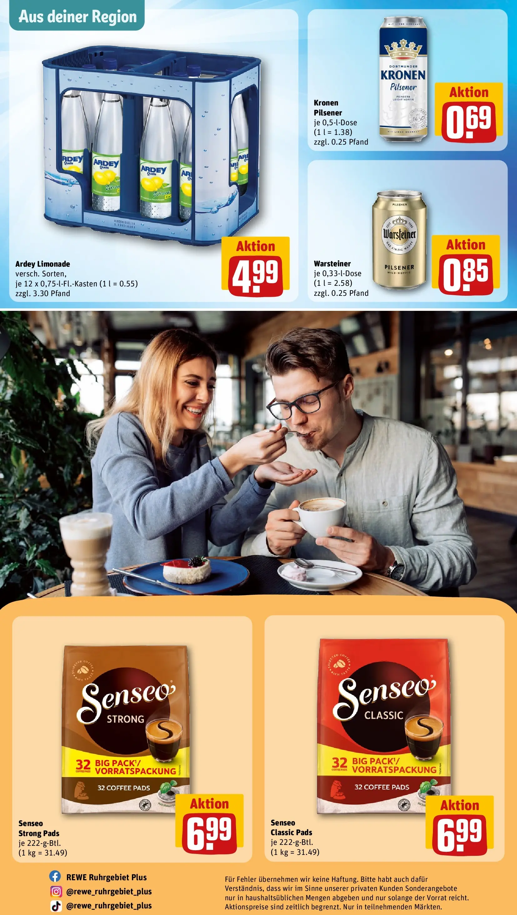 REWE Prospekt ab 27.04.2026 zum Blättern » Angebote | Seite: 28 | Produkte: Senseo, Limonade, Warsteiner