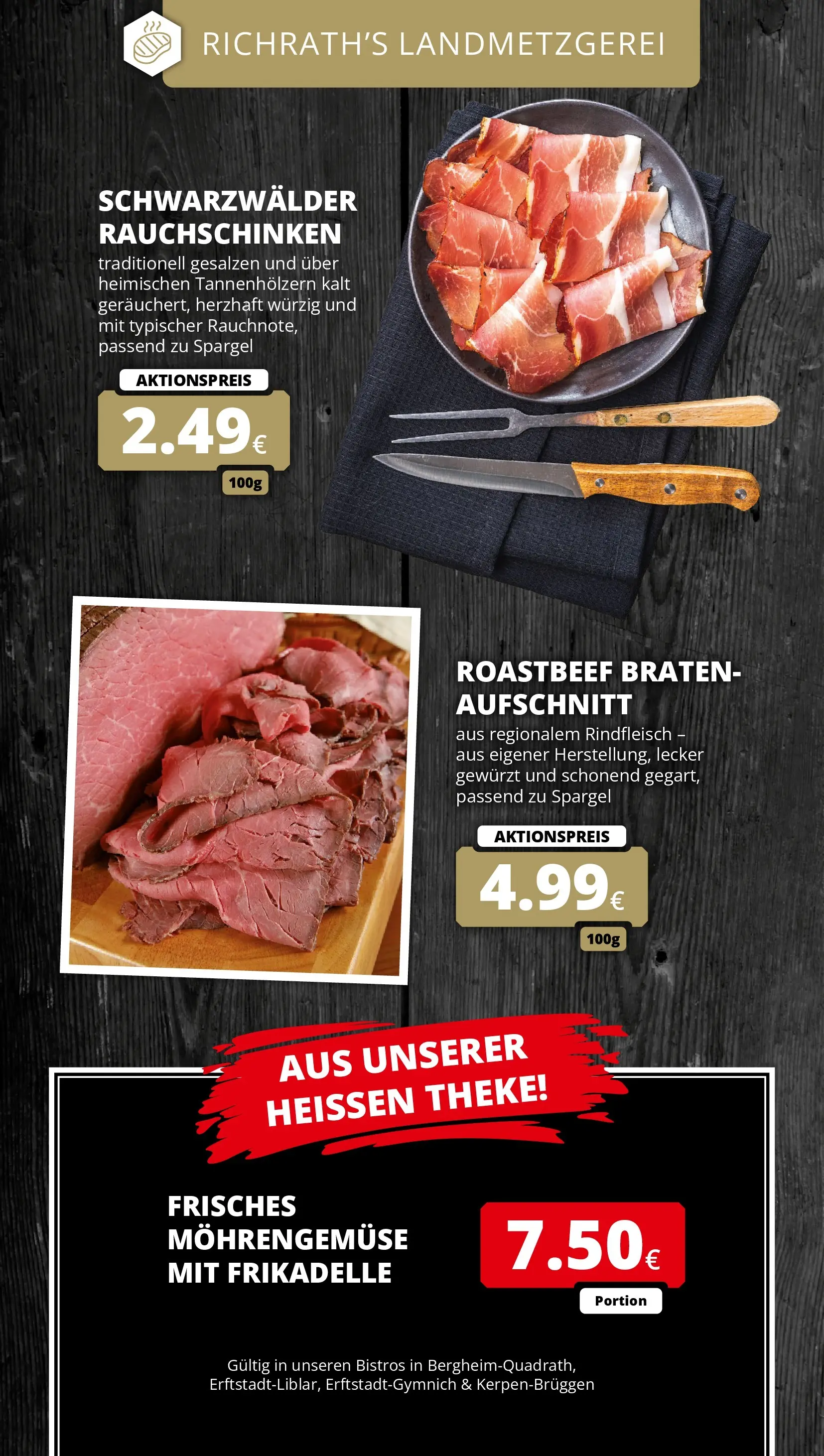 REWE Prospekt ab 27.04.2026 zum Blättern » Angebote | Seite: 13 | Produkte: Theke, Spargel, Roastbeef, Rindfleisch