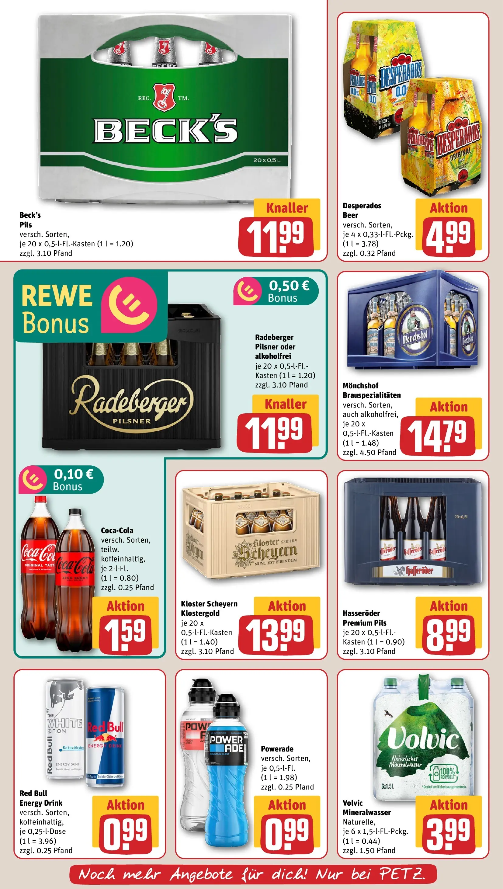 REWE Prospekt ab 27.04.2026 zum Blättern » Angebote | Seite: 16 | Produkte: Monchshof, Red bull, Energy, Pils