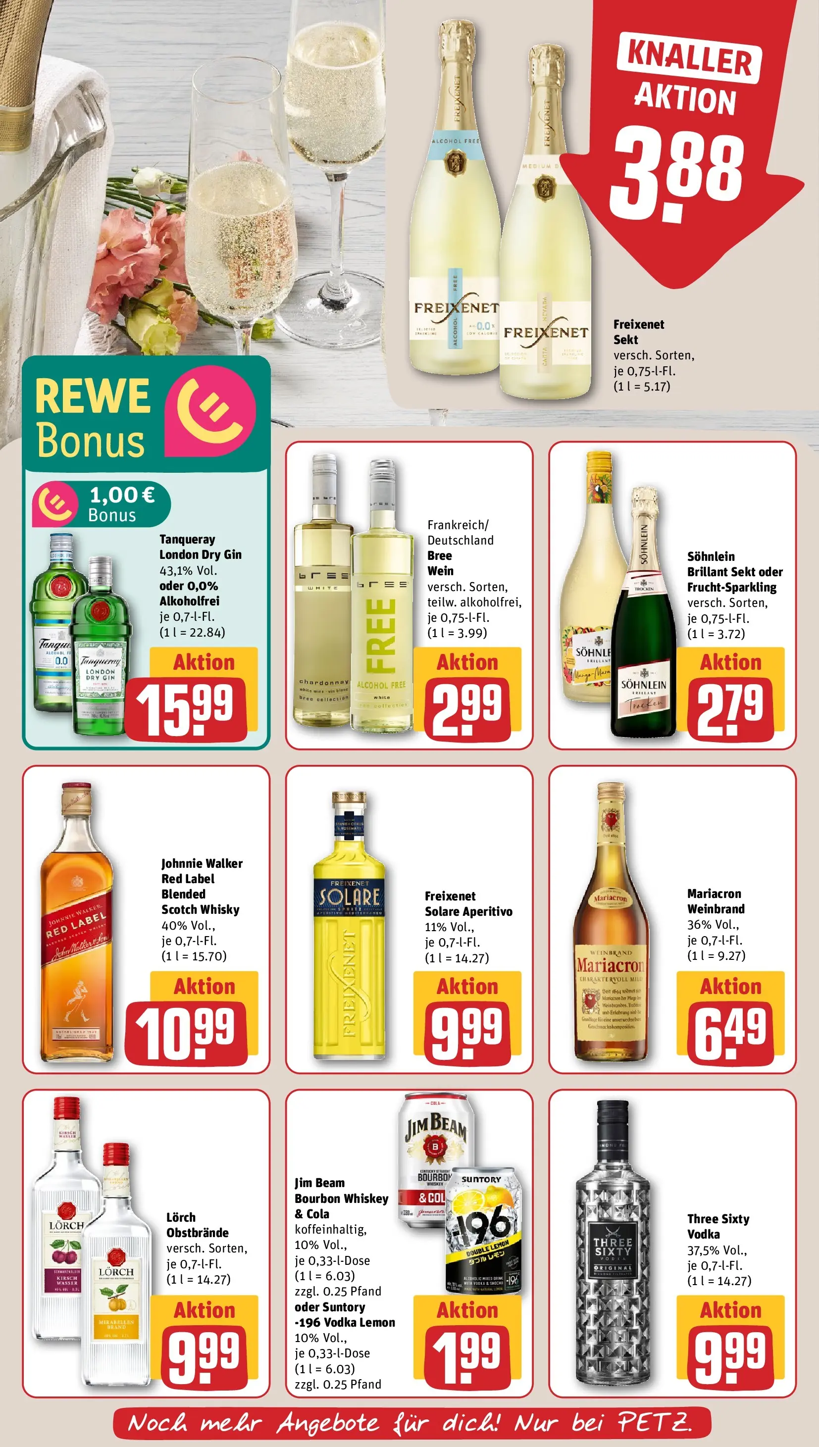 REWE Prospekt ab 27.04.2026 zum Blättern » Angebote | Seite: 17 | Produkte: Miele, Cola, Wasser, Wein