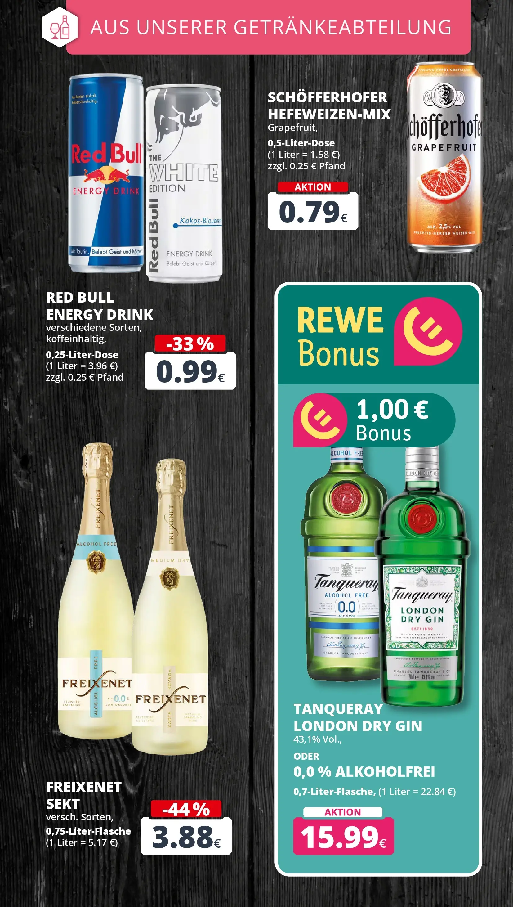 REWE Prospekt ab 27.04.2026 zum Blättern » Angebote | Seite: 21 | Produkte: Energy, Freixenet, Sekt, Gin