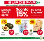 Eurospar Sconto 15% - al 29.04.2026