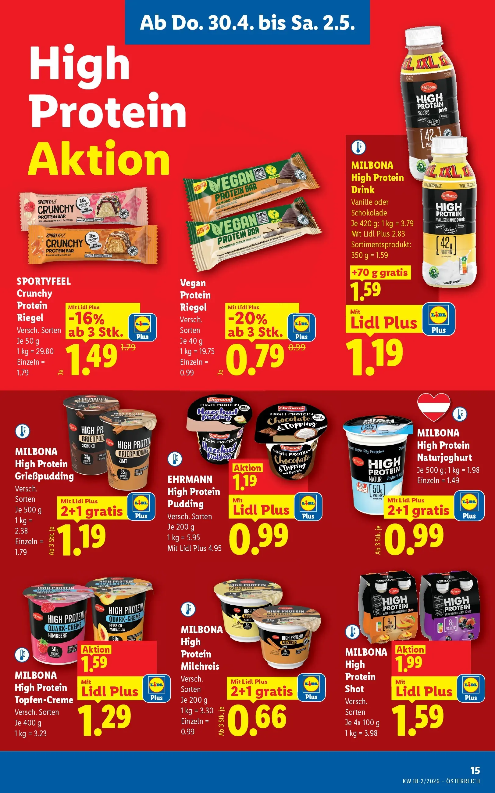Lidl - Lidl ab 29.04.2026 - Angebote ab donnerstag | Seite: 19 | Produkte: Pfirsich, Himbeere, Creme, Schokolade