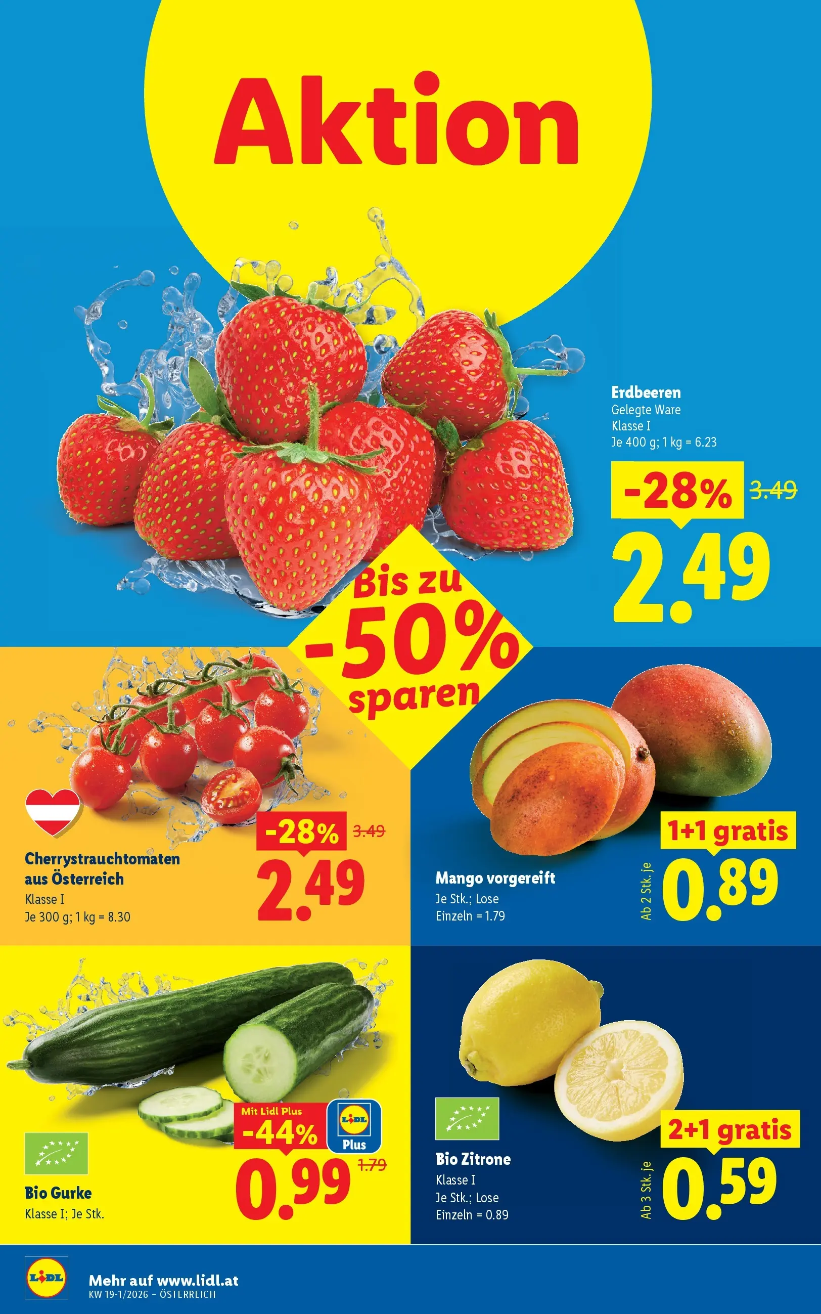 Lidl - Lidl ab 29.04.2026 - Angebote ab donnerstag | Seite: 37 | Produkte: Erdbeeren, Zitrone, Mango