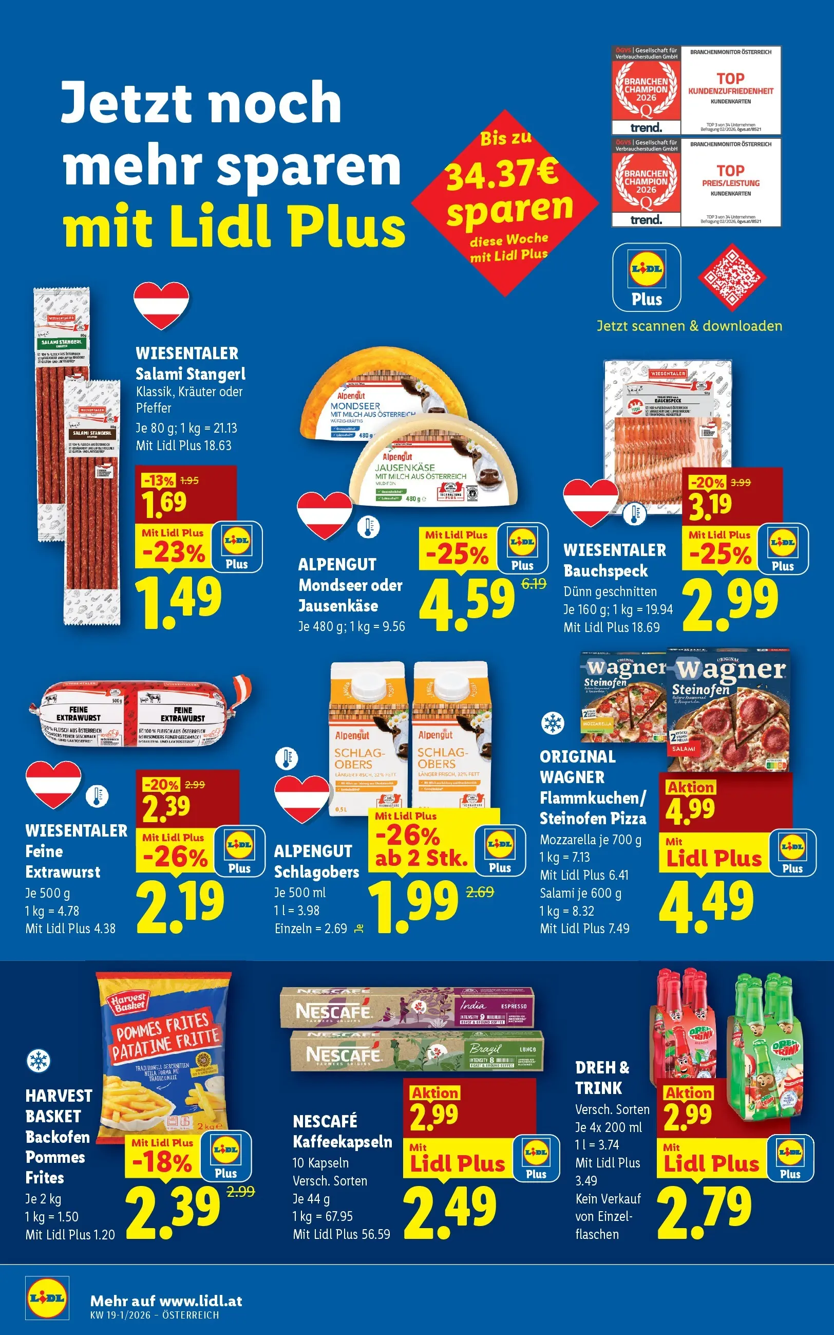 Lidl - Lidl ab 29.04.2026 - Angebote ab donnerstag | Seite: 41 | Produkte: Pfeffer, Milch, Salami, Pizza