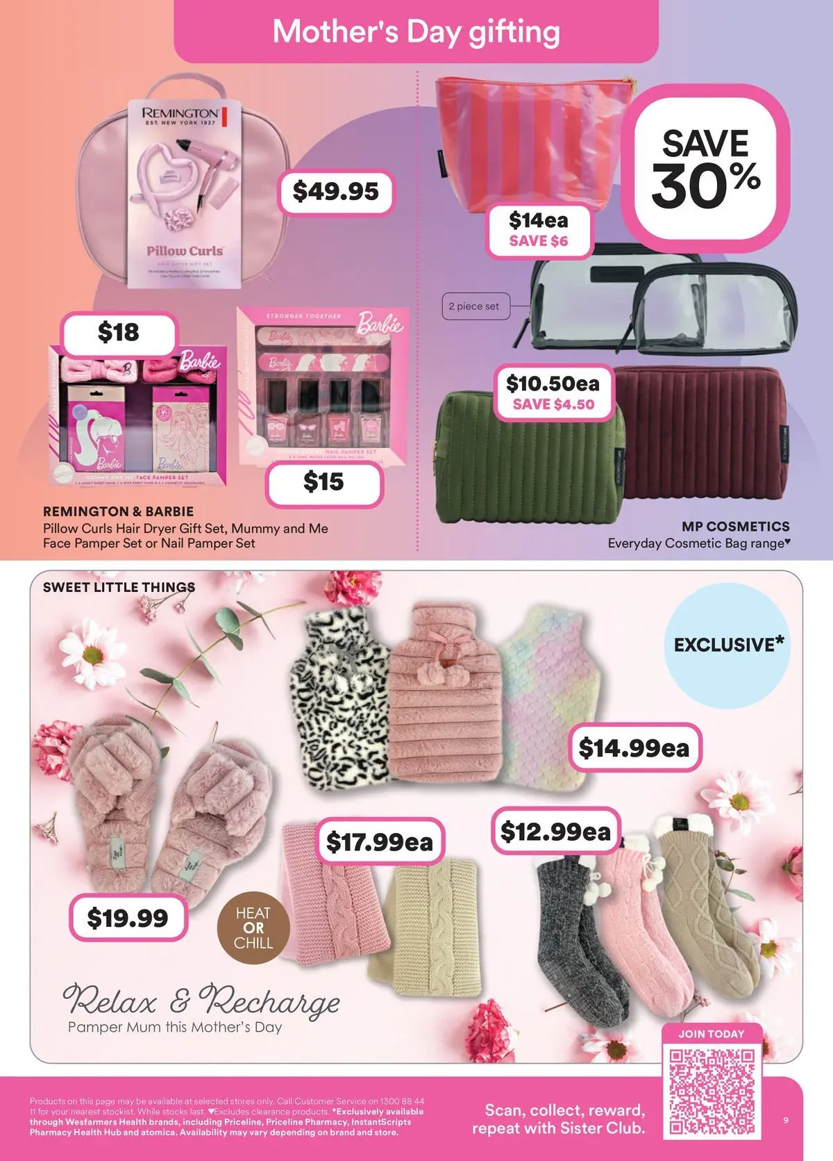 Priceline Pharmacy catalogue Morayfield - 23/04/2026 > weekly / monthly specials | Page: 9 | Products: Bag, Dryer, Hair dryer, Pillow
