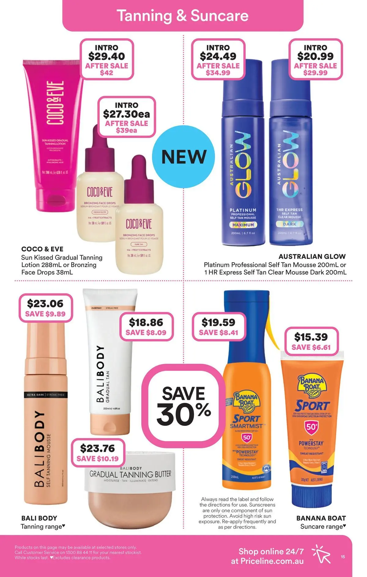 Priceline Pharmacy catalogue Morayfield - 23/04/2026 > weekly / monthly specials | Page: 15 | Products: Butter, Lotion, Mousse