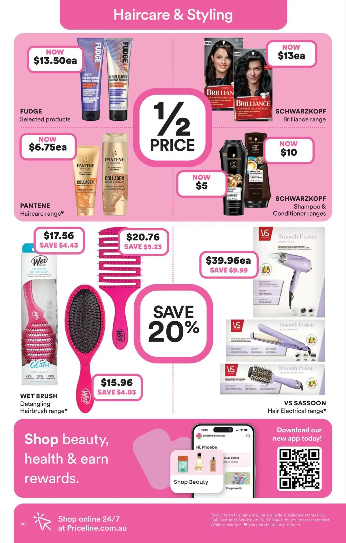 Priceline Pharmacy catalogue Morayfield - 23/04/2026 > weekly / monthly specials | Page: 20 | Products: Shower, Brush, Conditioner, Collagen