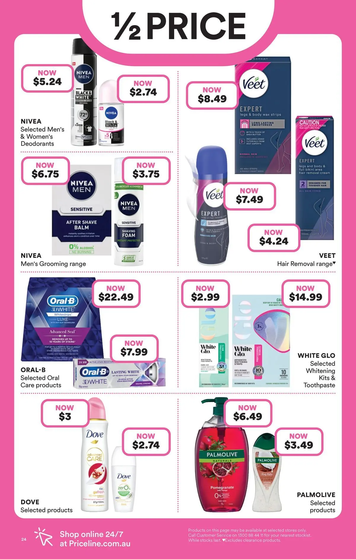 Priceline Pharmacy catalogue Morayfield - 23/04/2026 > weekly / monthly specials | Page: 24 | Products: Bikini, Kits, Butter, Pomegranate