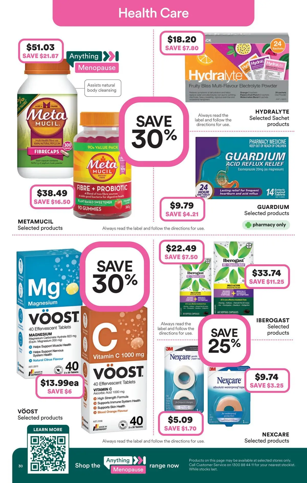 Priceline Pharmacy catalogue Morayfield - 23/04/2026 > weekly / monthly specials | Page: 30 | Products: Powder, Water, Watermelon, Treatment