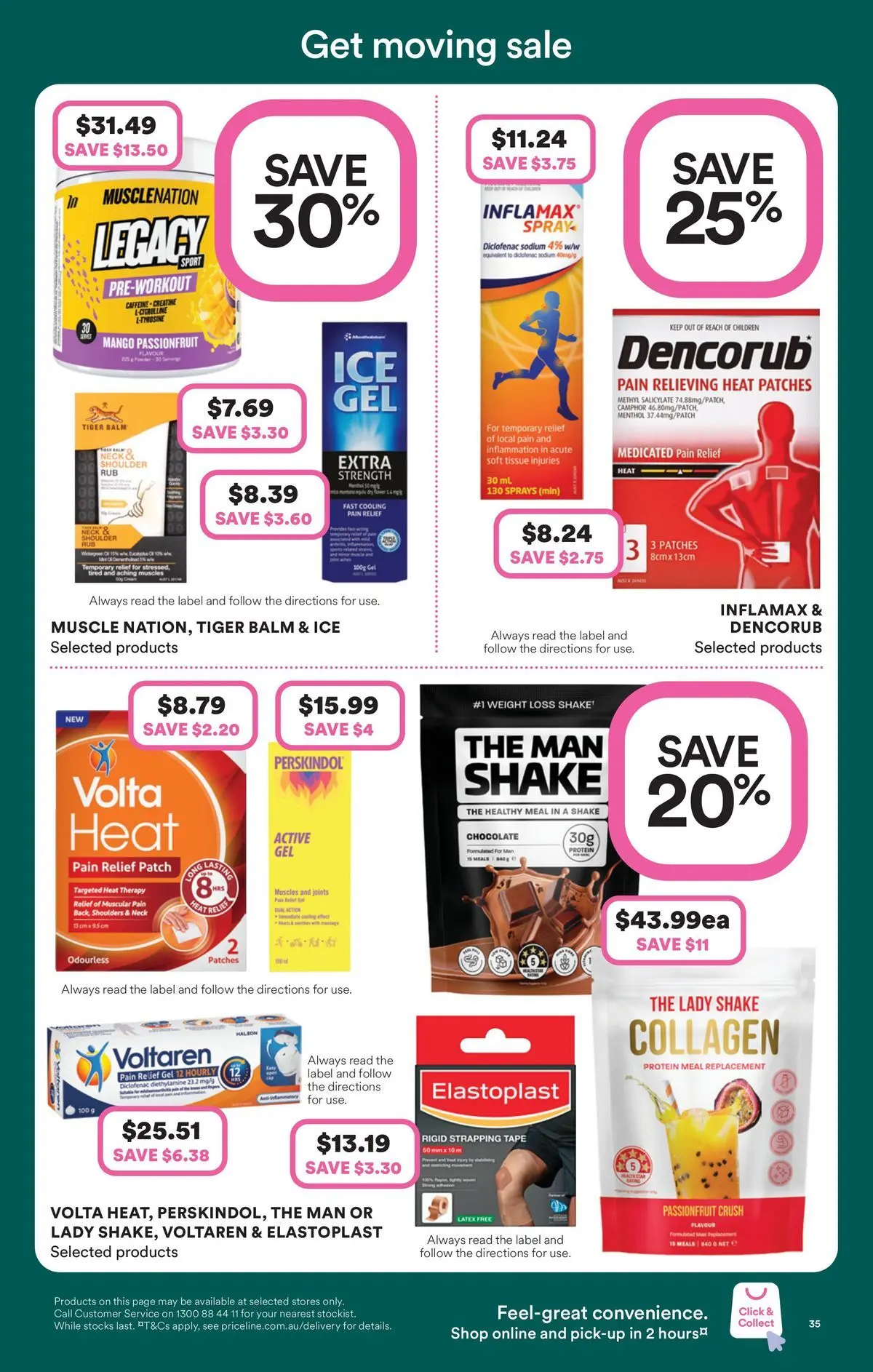 Priceline Pharmacy catalogue Morayfield - 23/04/2026 > weekly / monthly specials | Page: 35 | Products: Mango, Weight loss, Weight, Pain relief